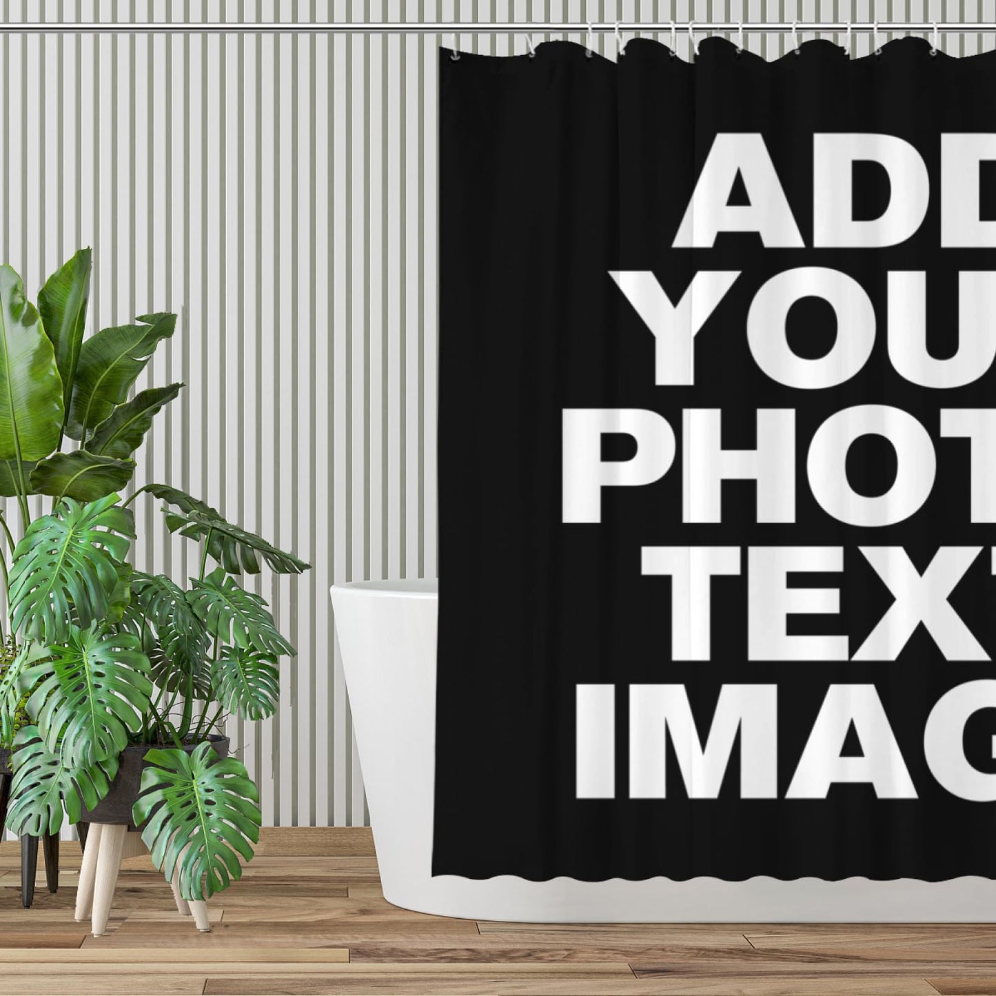 Custom Shower Curtain Personalized Shower Curtains Customized Shower Curtains Design Your Own Text Logo Photo for Bathroom Bedroom Hallway Living Room Funny Personalized Gifts 70x70 inch