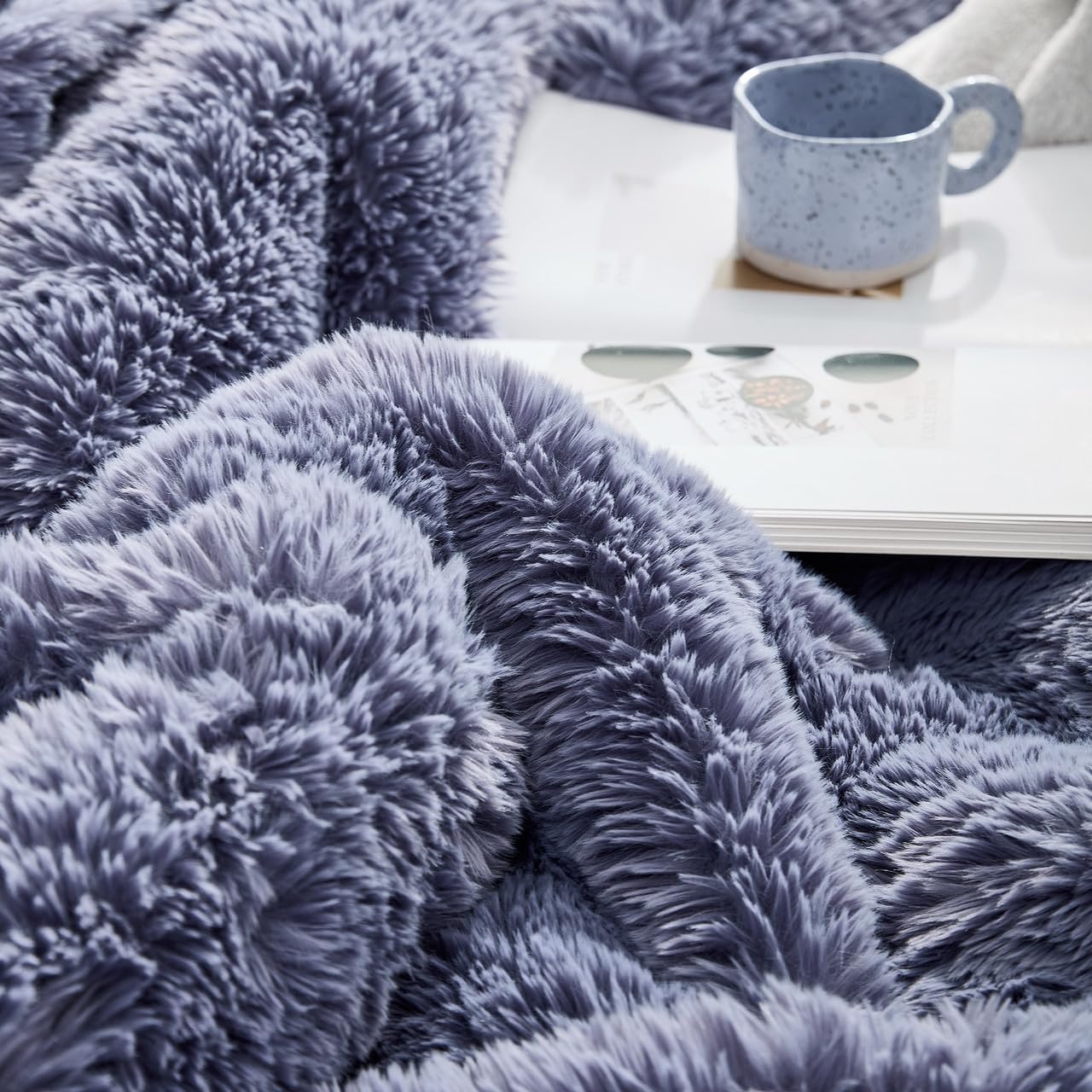 Byourbed Wilderness - Coma Inducer® Oversized King Comforter Set - Silver Dusk
