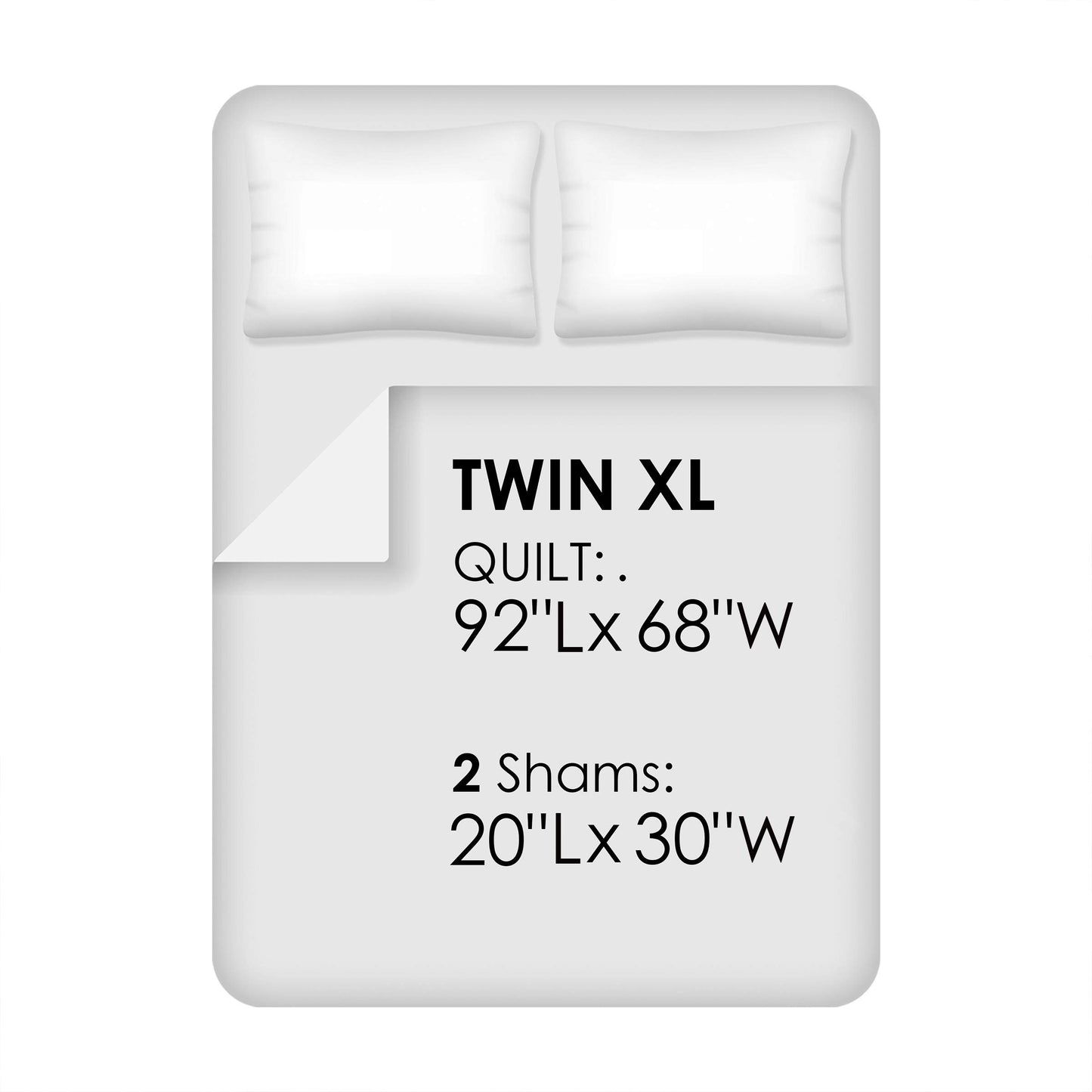 United States 3 Piece Quilt Set- Twin XL Bedding & 2 Pillow Shams-Hypoallergenic Microfiber-Landmarks & Icons of the 50 States & American Eagle by LHC
