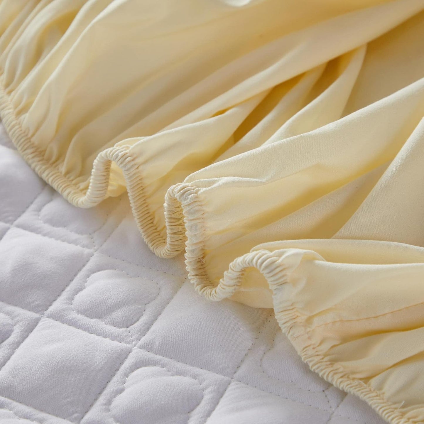 Cotton Quilted Mattress Protector Topper, Deep Pocket, Non-Slip for 18'-24' Mattresses