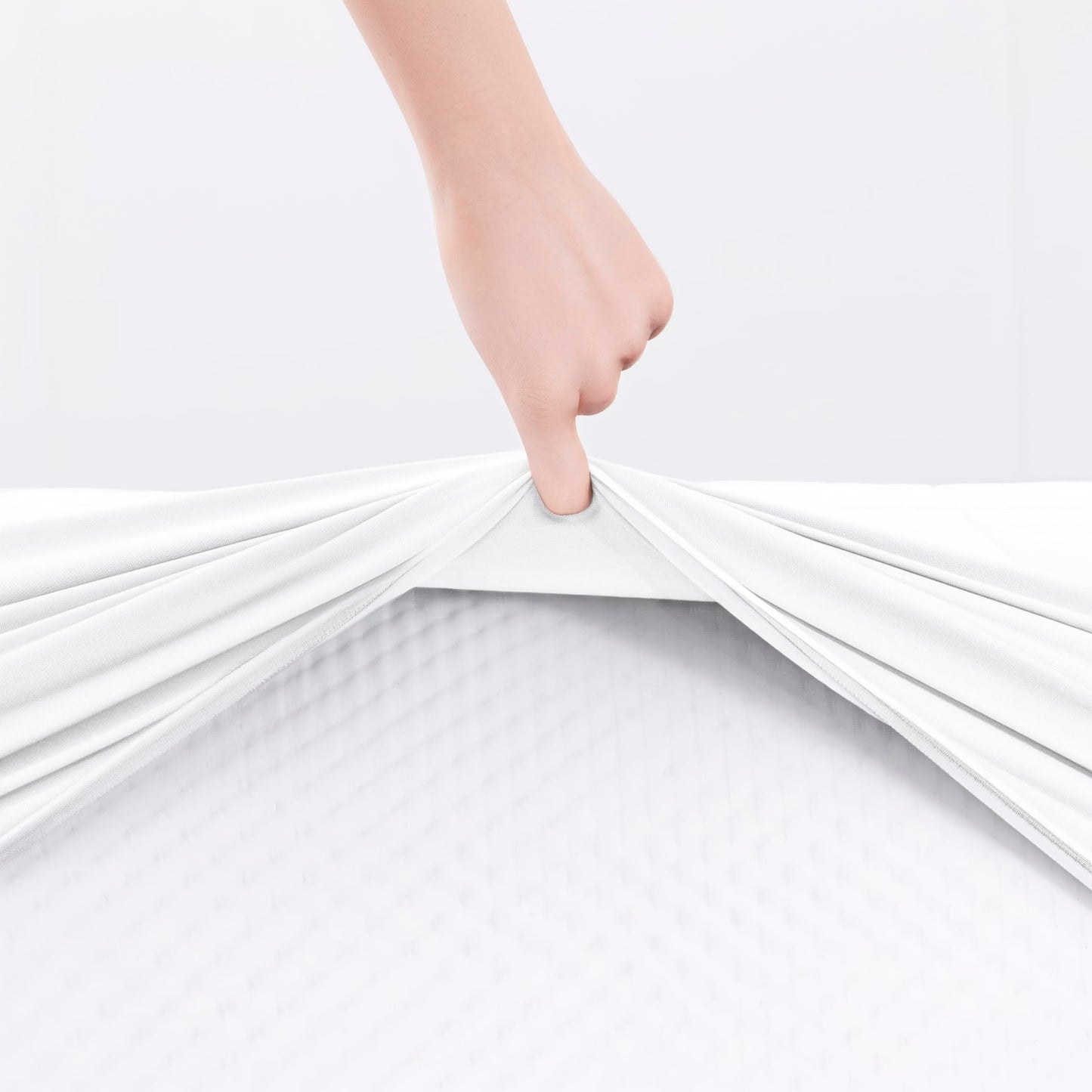 Hearth & Harbor Twin XL Size Quilted Fitted Mattress Pad Cover, 100% Waterproof Mattress Protectors, College Dorm Room Essentials, Deep Pocket Fitted Mattress Cover 8" - 21", White