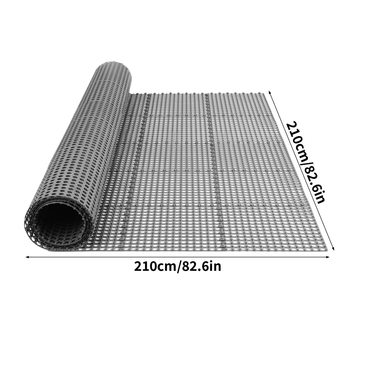 Plactic Mattress Underlay RV Mattress Underlay Moisture Barrier Under Mattress Pad for RV Boat Camper Creating The Bed Air Dry and Flow (King)