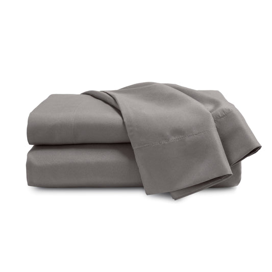 Martex Easy Living 3-Piece Microfiber Twin Sheet Set – Brushed Microfiber Sheets – Easy Care – Wrinkle Resistant – Durable Bed Sheets – Lightweight Bedding Set – Gray