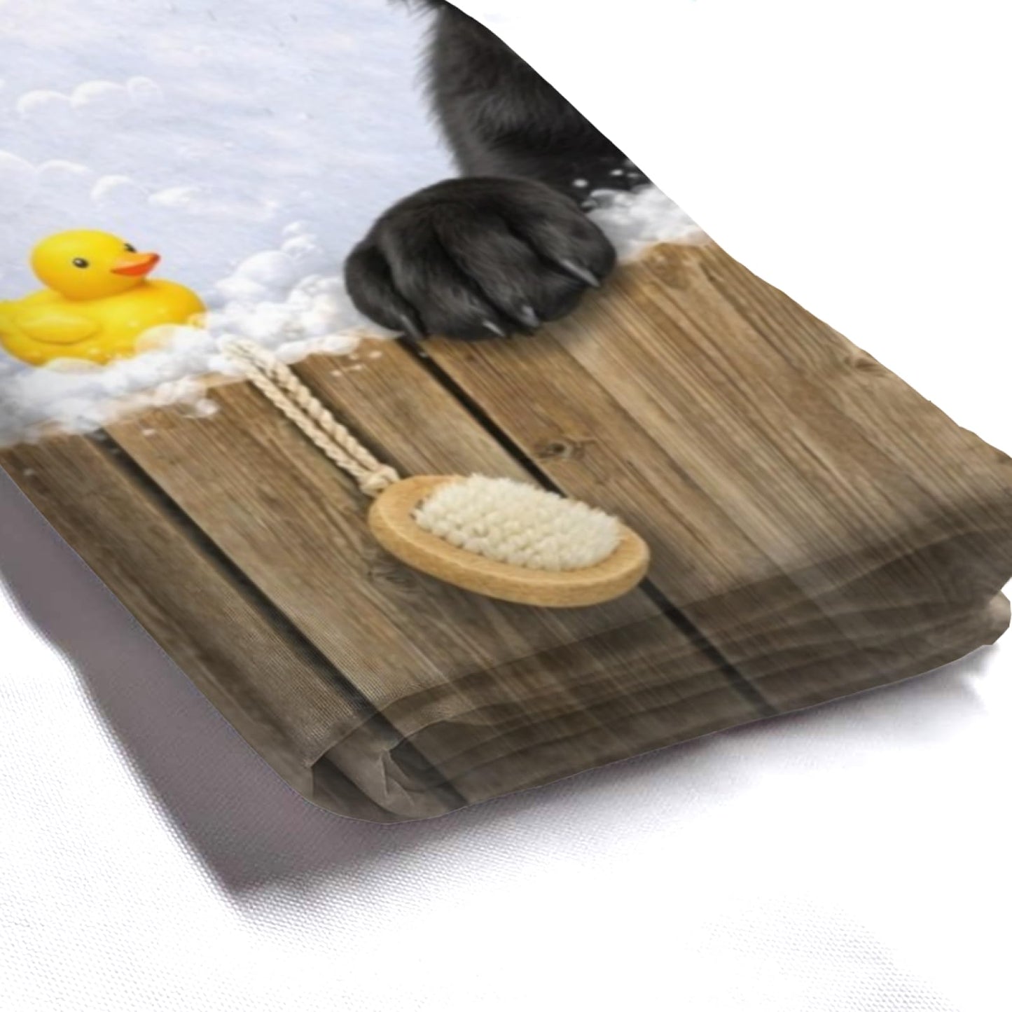 Wordatu Funny Black Labrador Dog Farmhouse Shower Curtain 72x72 Inch Rustic Hilarious Pet Animal Country Bathroom Set Accessories Decor with 12 Hooks