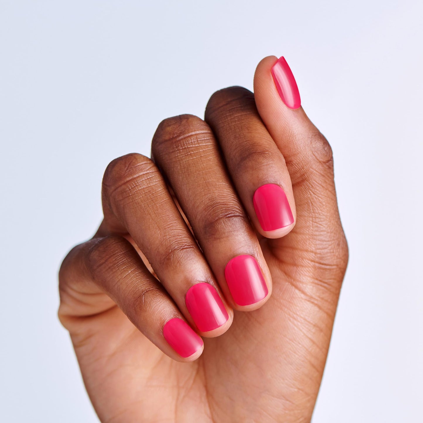 Kiss Impress No Glue Mani Press On Nails, Color, 'Melting', Pink, Short Size, Squoval Shape, Includes 30 Nails, Prep Pad, Instructions Sheet, 1 Manicure Stick, 1 Mini File