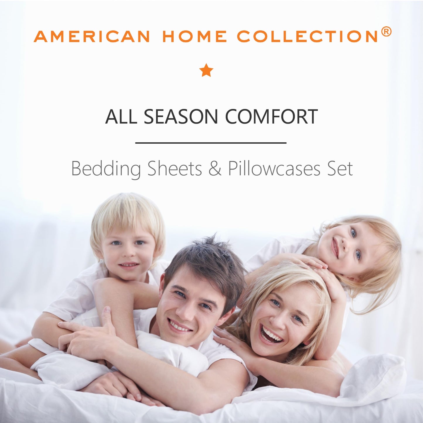 American Home Collection Full Size Sheet Set - Ultra-Soft Microfiber 15-Inch Deep Pocket - Wrinkle Free and Fade Resistant (Aqua Blue)