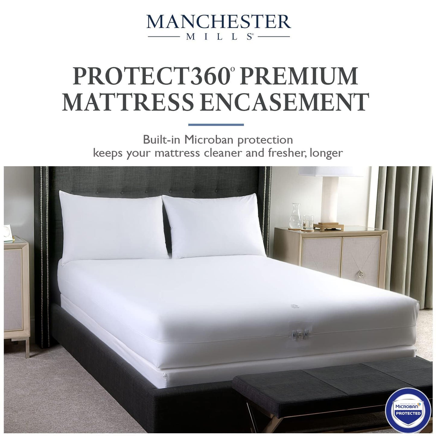 Manchester Mills Mattress Encasements and Protectors (Queen (U.S. Standard))