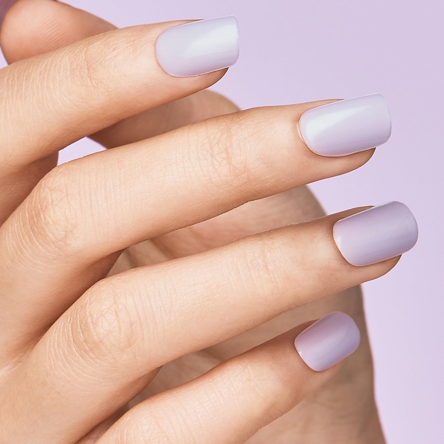 Kiss Impress Color Press-On Nails, Nail Kit, PureFit Technology, Short Length, “Picture Purplect”, Polish-Free Solid Color Manicure, Includes Prep Pad, Mini Nail File, Cuticle Stick, and 30 Fake Nails