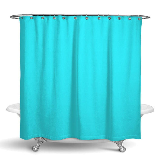Meaudiwes Luxury Waterproof Shower Curtain Home Hotel Shower Curtain with Hooks Blue, 72"x 70"