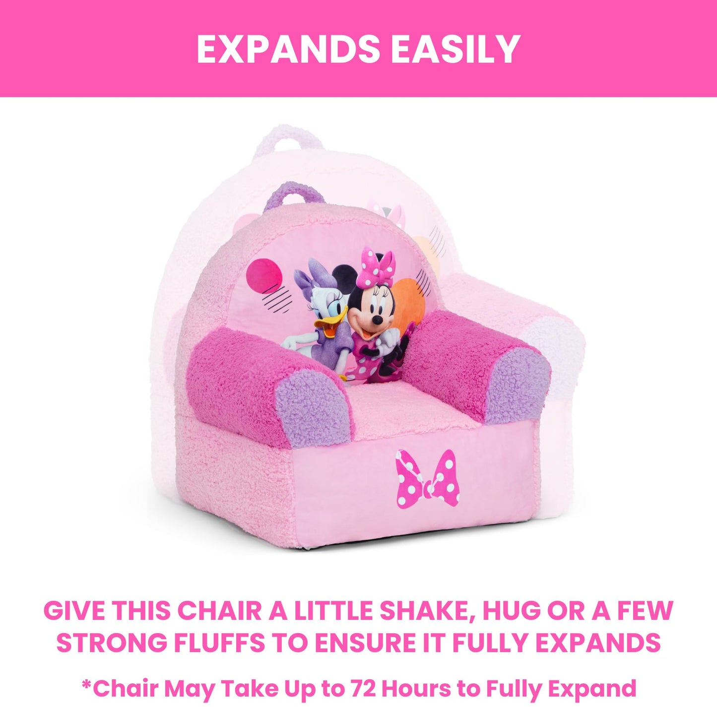 Delta Children Cozee Buddy Chair, Minnie Mouse