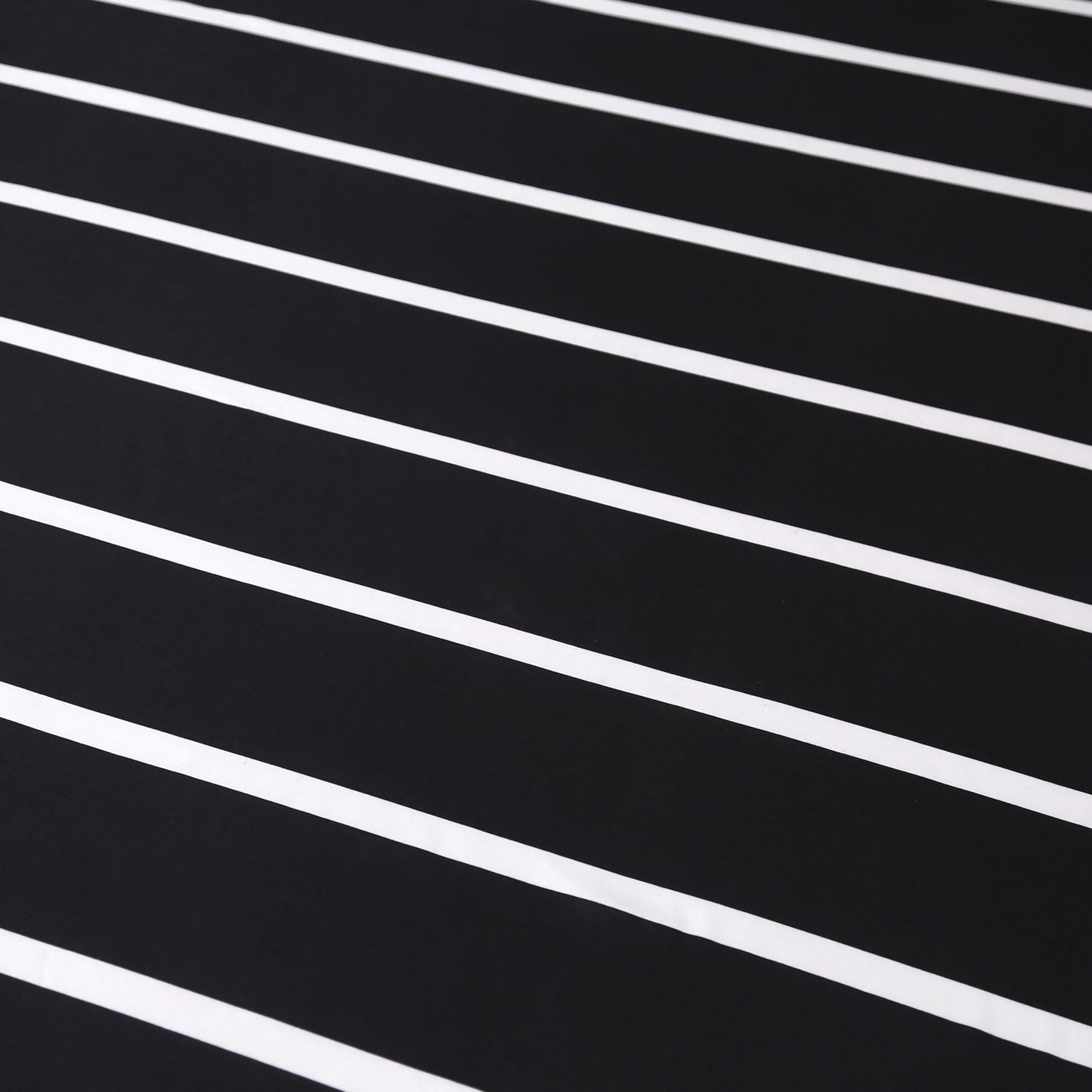 MAG 3pcs Striped Full Bed Sheet,Black and White Pattern Microfiber Fitted Sheets,Hotel Quality with1 Fitted Sheet and 2 Pillowcases,14 Inches Deep (Black and White, Full)