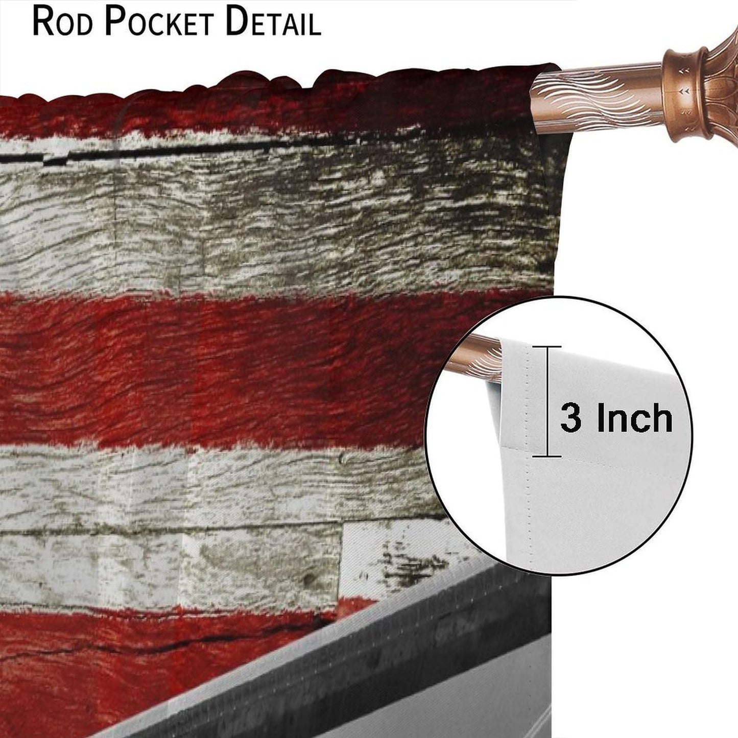 AAVEUP Airplane Curtains Retro Rustic American Flag Old Military Combat Aircraft Windows Treatments Rod Pocket Drapes for Kids Boys Teenager Living Room Bedroom Kitchen 42x45in