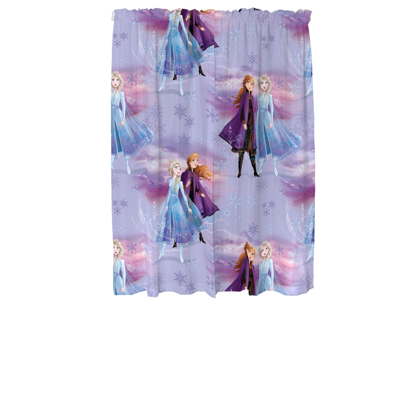 Disney Frozen 2 Kids Room Window Curtains Drapes Set, 82 in x 63 in, "Official" Disney Product By Franco