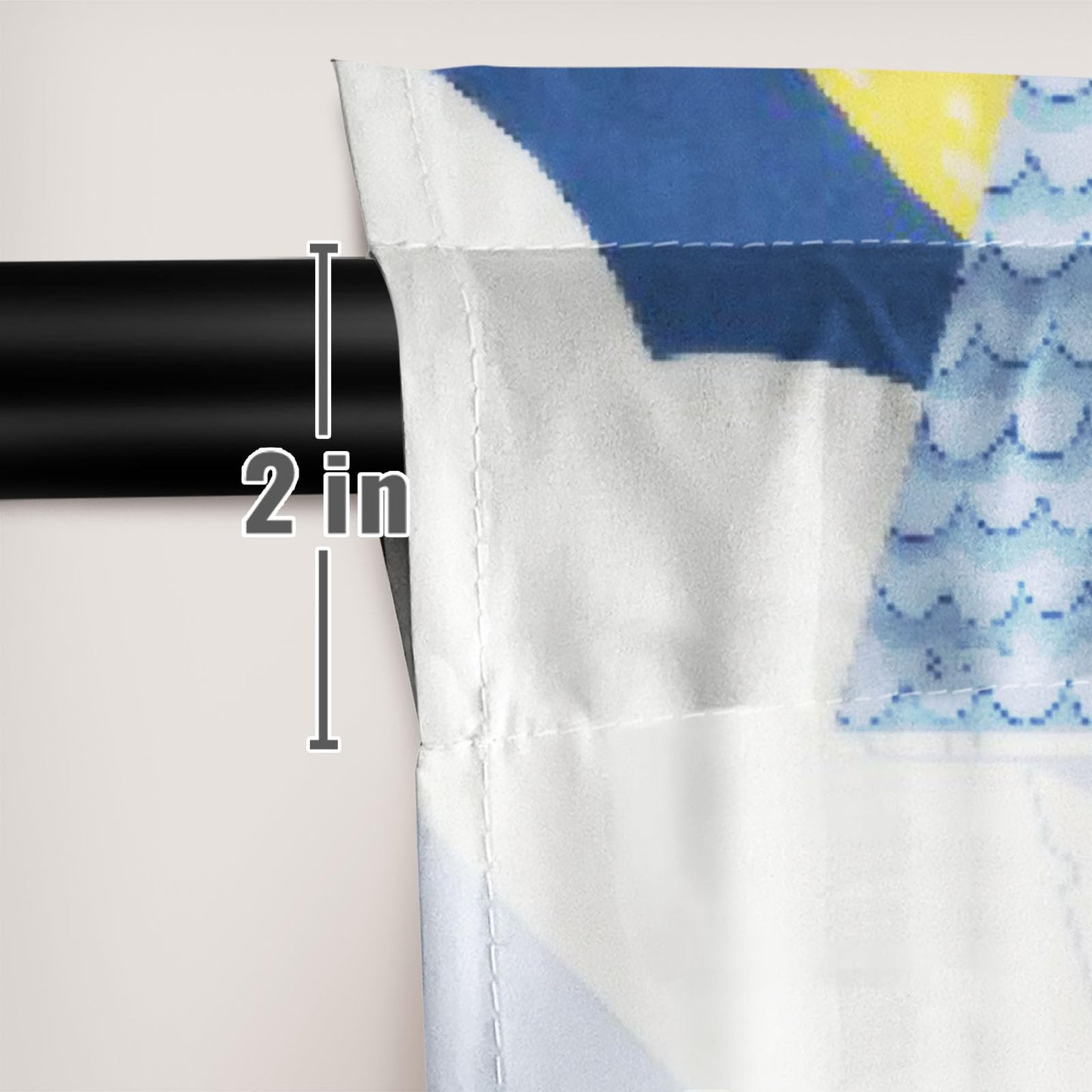 Funnytree Mysterious Girl Window Curtains Button Princess Drapes Bedroom Home Room Decor Durable Fabric Machine Washable 82" X 84" SC00214-013