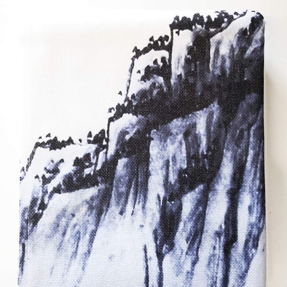 Ofat Home Chinese Ink Landscape Noren Curtain 33.5" x 59"