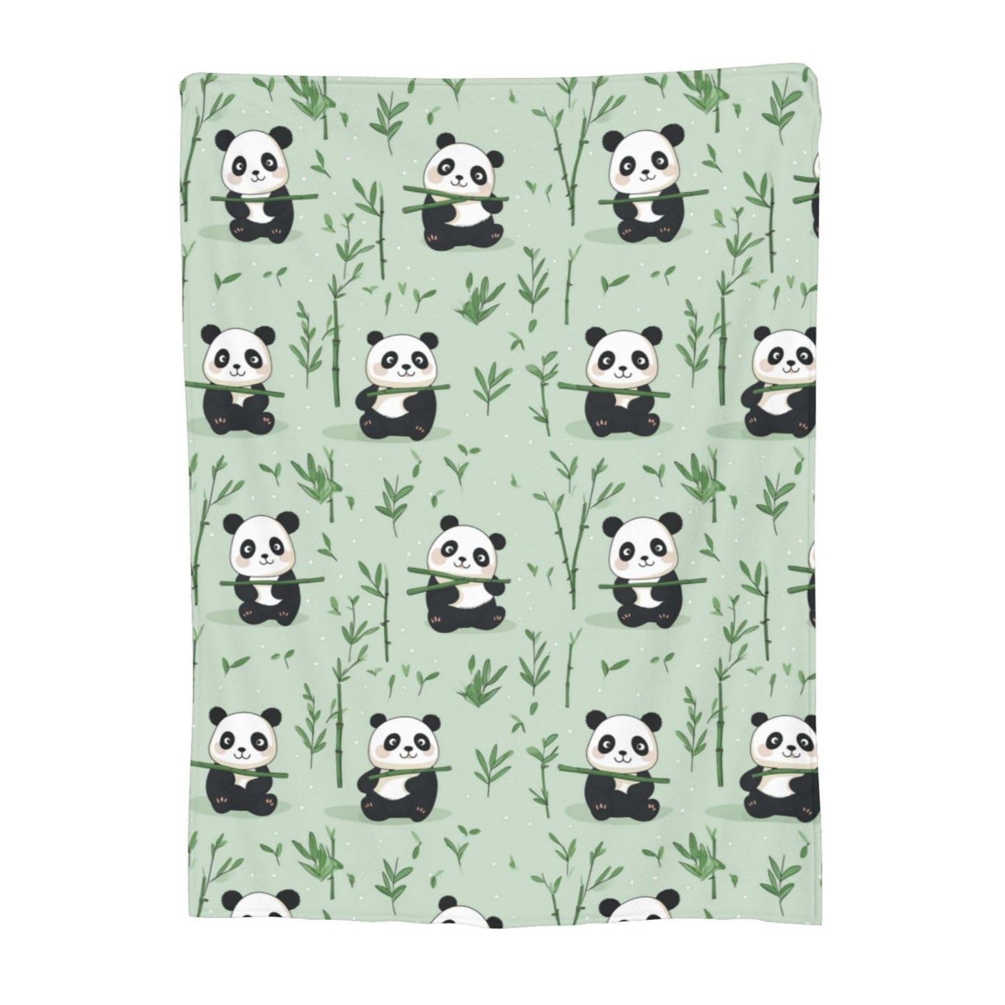 amepay Cute Baby Pandas Blanket Gifts for Panda Lover Adults Kids Girls Cartoon Flannel Throw Blankets Soft Fuzzy Lightweight for Home Decor Couch Bed Sofa 60x50 Inches