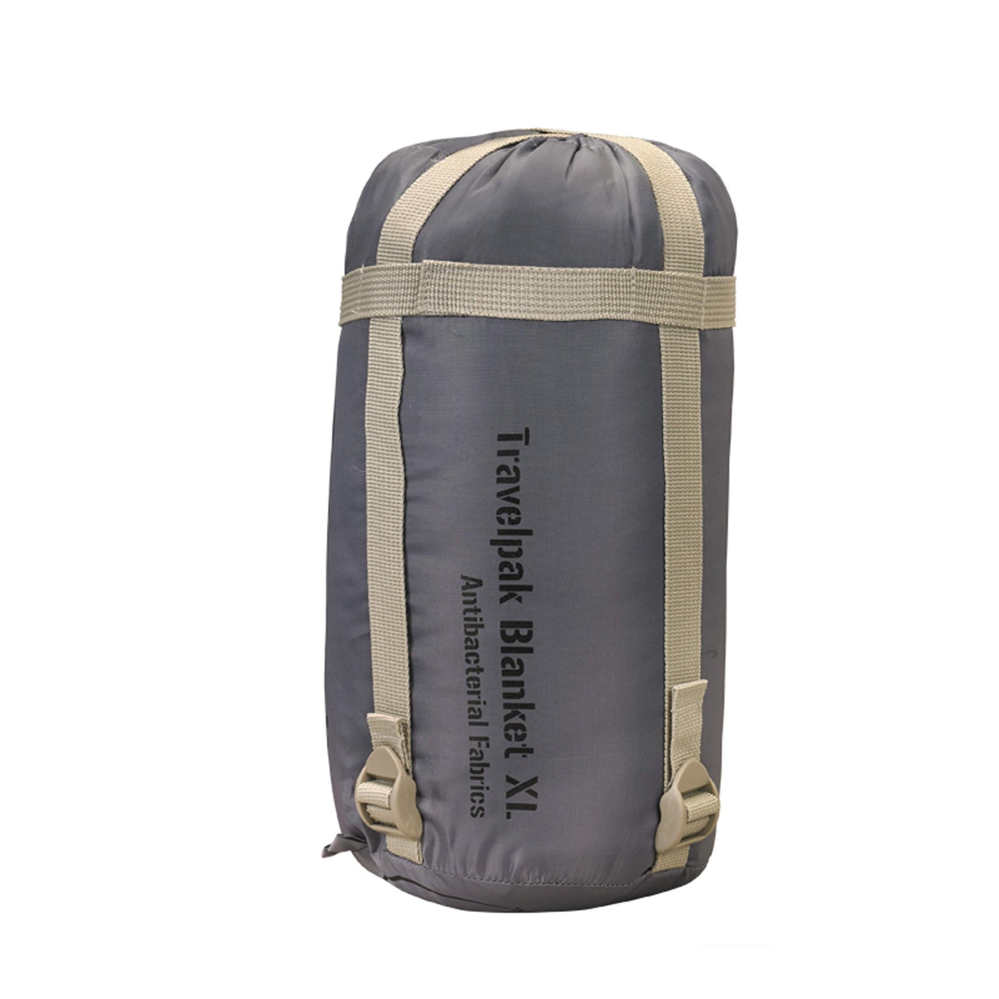 Snugpak Travelpak Blanket with Compression Stuff Sack, Lightweight, Pebble Grey
