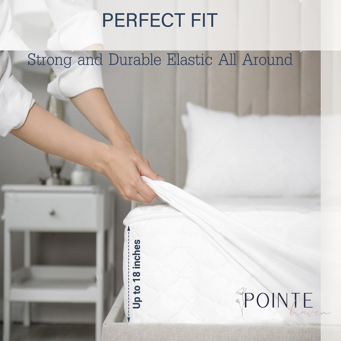 Pointehaven Bedding 3 Pieces Twin 100% Cotton Percale Sheets- Printed Bed Sheet & Pillowcase Sets- Soft Cotton Bed Sheets Set- Fits Mattress 18 inches Deep Pocket (Twin, Cypress)