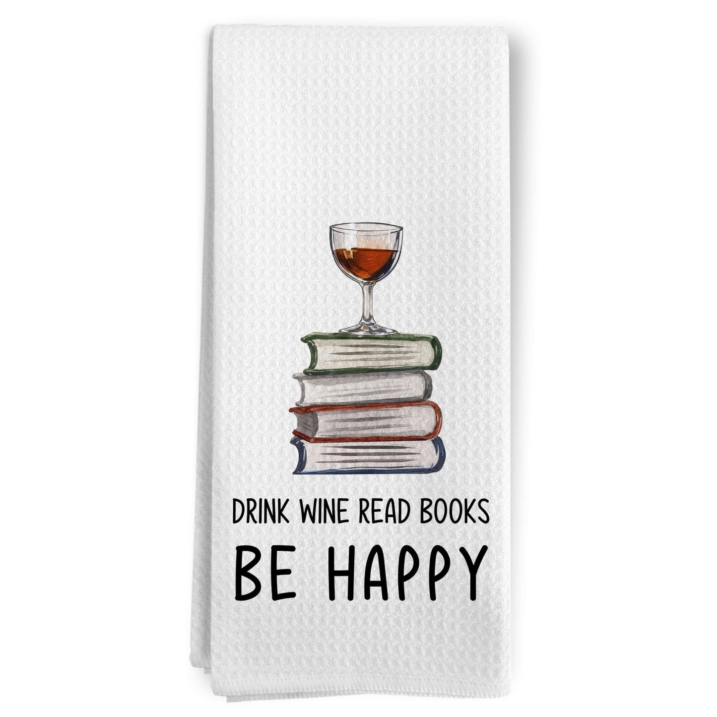 BitKAM Wine Lovers Kitchen Towels, Funny Wine Bar Decor Decorative Kitchen Towel, Hostess Gifts for Women, Wines Home Bar Cart Hand Dish Tea Towels for Bathroom Decor