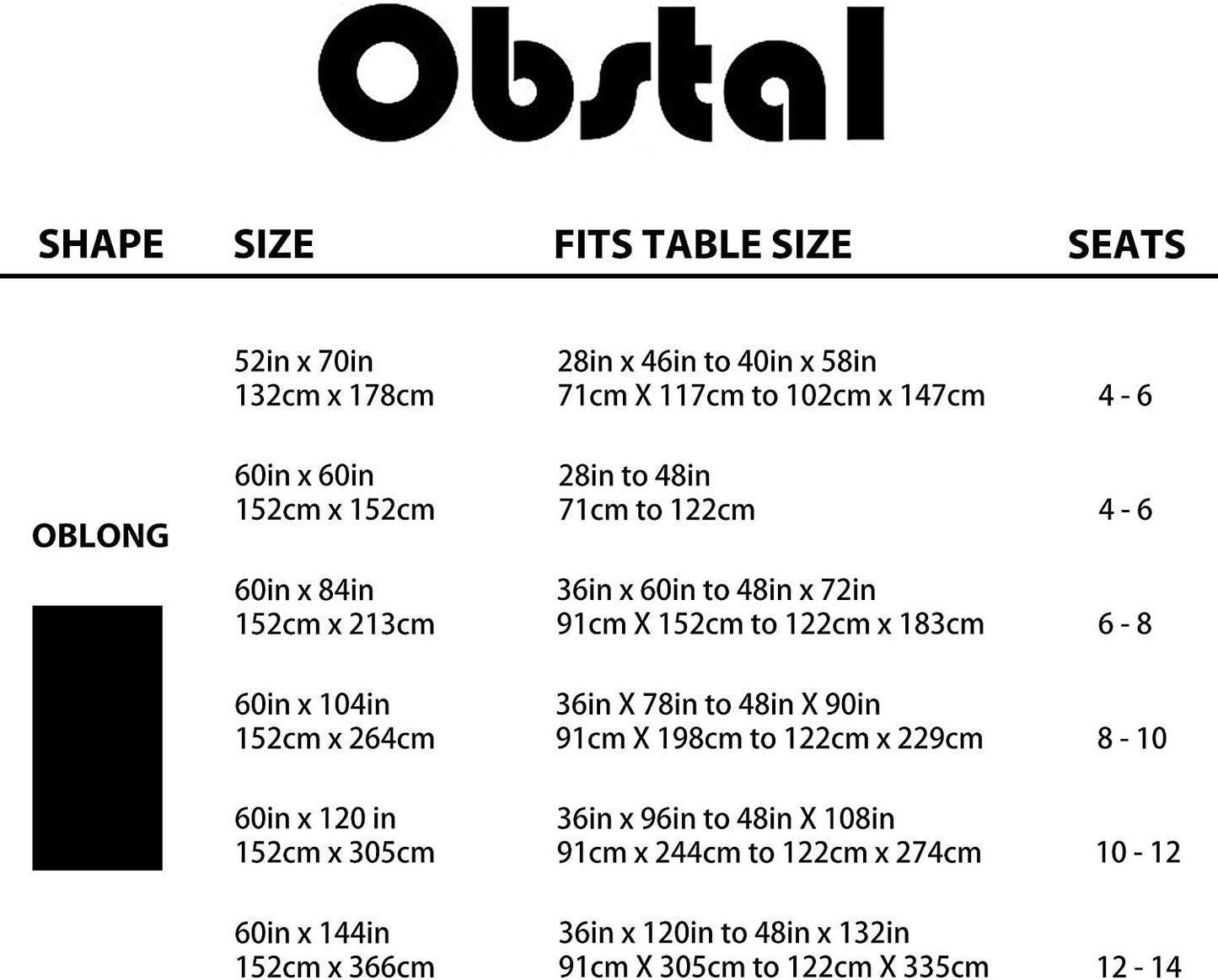 Obstal Clear Plastic Tablecloth 52 x 70 Inch, 100% Waterproof Oil-Proof Spill-Proof Vinyl PVC Table Cloth, Wipeable Rectangle Tablecloth Protector for Dining Table, Outdoor and Indoor Uses, Clear