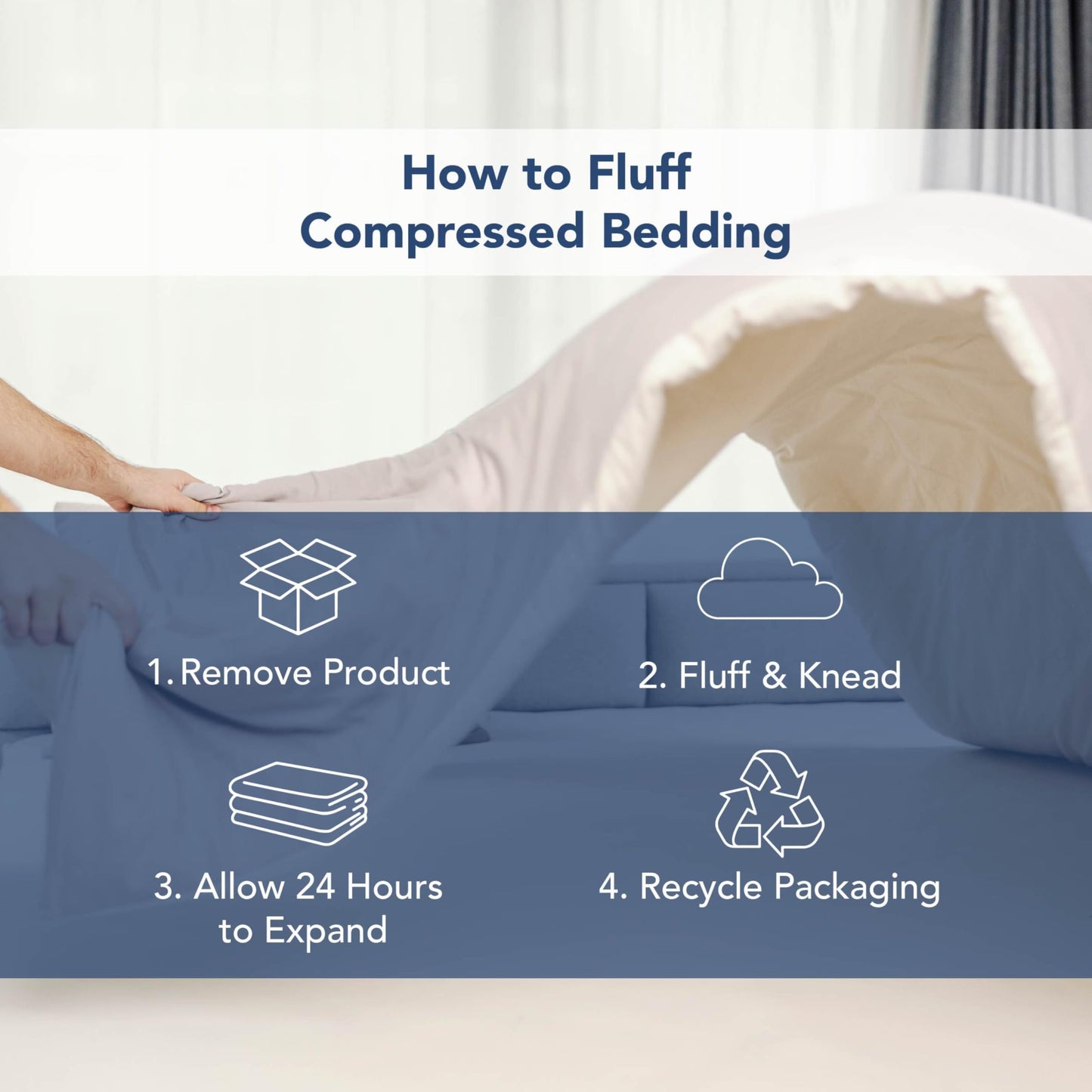 Serta Memory Flex Soft Mattress Topper, 2" Pillow Top Mattress Pad, Cushioning Stain Resistant Mattress Protector with 15" Pocket for Secure Fit, Machine Washable, King, White