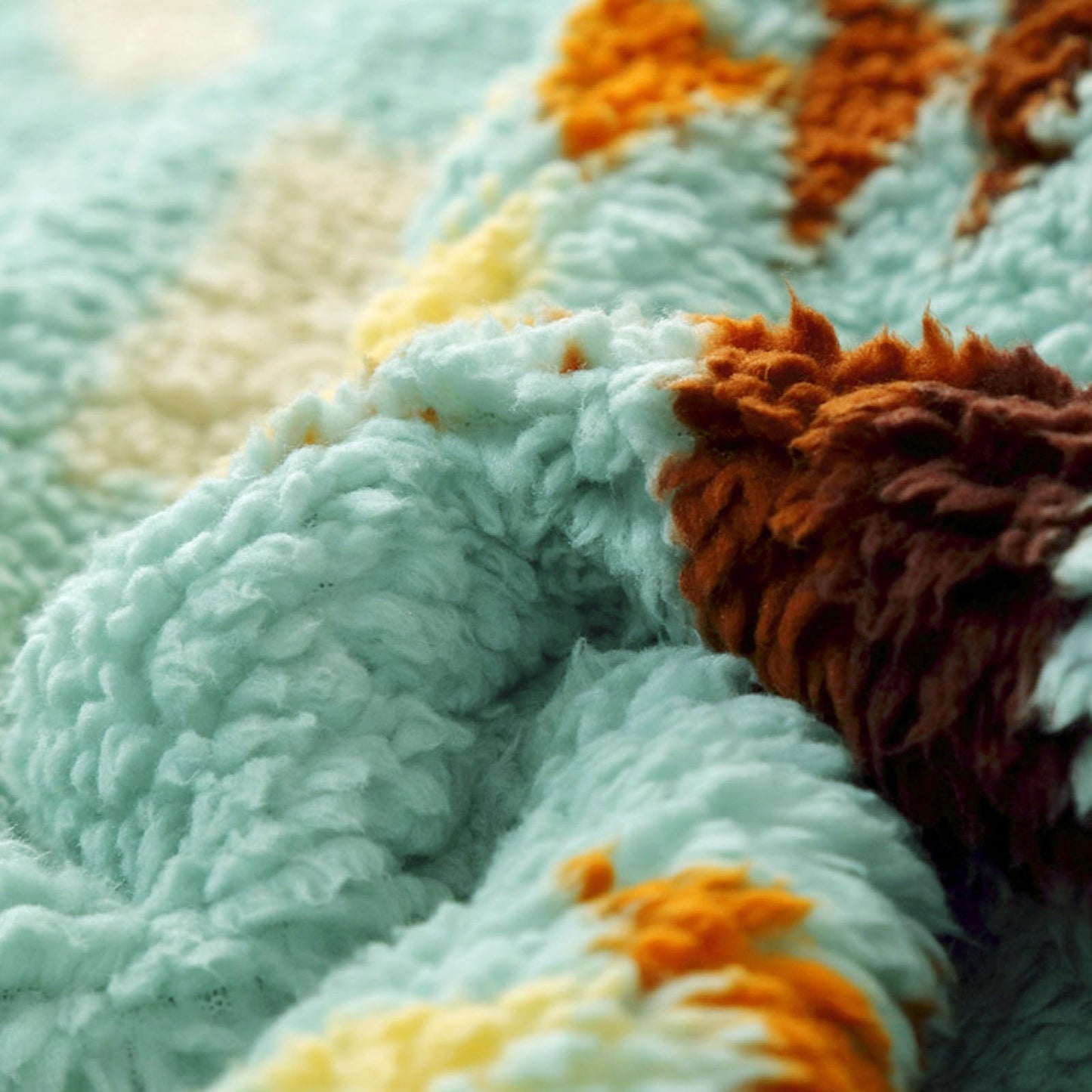 UKELER Boho Sherpa Fleece Blanket 90'' × 112'', Ultra Soft Aztec King Szie Bed Blankets for All Season, Cozy, Plush, Bohemian Throw Blanket for Bed/Couch/Sofa/Office/Camping