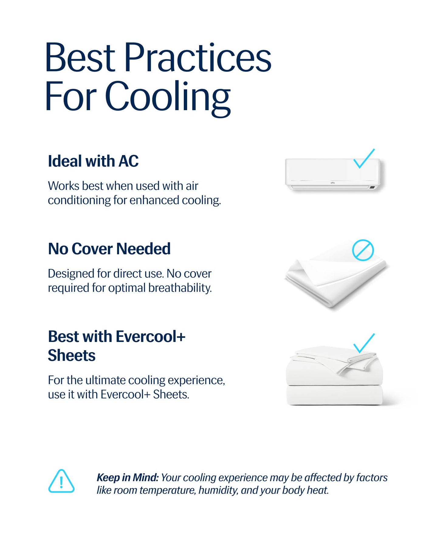 REST® Evercool® Cooling Comforter, Full/Queen, Blanket for Hot Sleepers, All Season Bedding to Keep Cool for Night Sweats, Breathable Lightweight Blanket, 90"x90" Inches, Arctic White