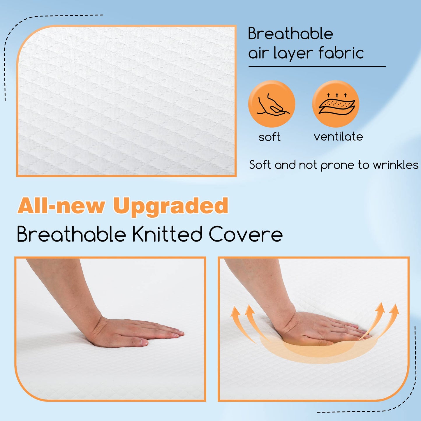BestMassage | 5 Inch Twin Mattress | Gel Memory Foam | Medium Firm Feel | White | Bed in a Box, CertiPUR-US Certified | Pressure Relief, Cooling Ventilated Foam | Breathable Knit Cover