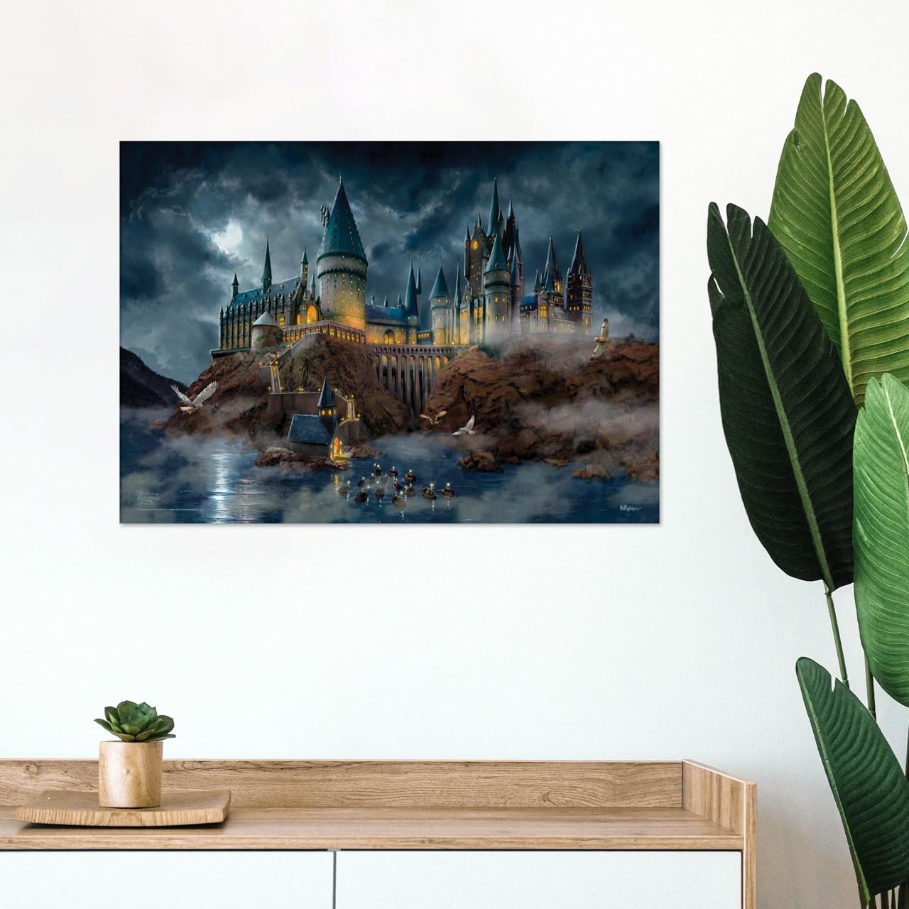 MIGHTYPRINT Harry Potter – Hogwarts Castle – Durable 24” x 17 Wall Art – NOT Made of Paper – Officially Licensed Collectible MP24170997