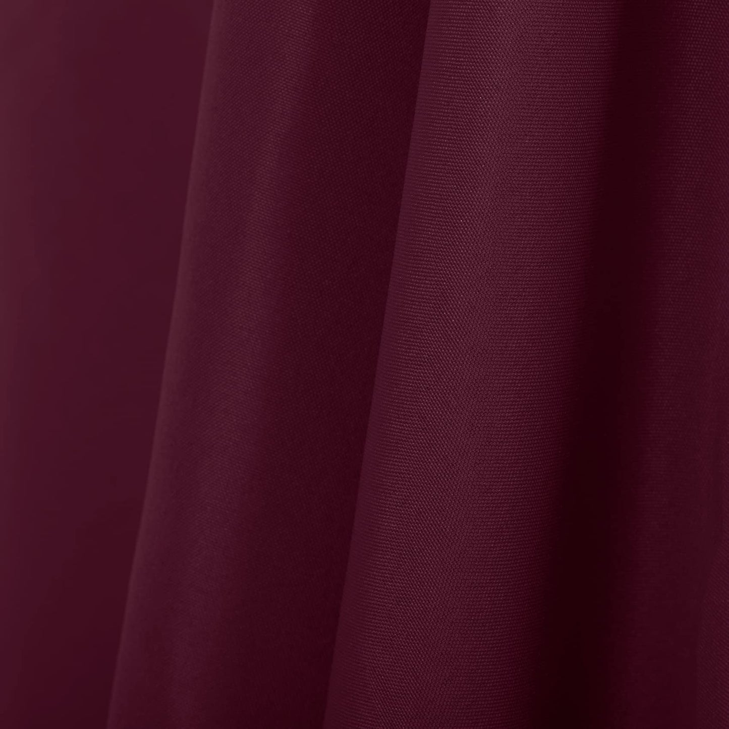 Ascoza 2pack 90x156 Inch Burgundy Rectangular Tablecloth 6 Feet Table Cloth in Polyester Fabric for Wedding/Banquet/Restaurant/Parties