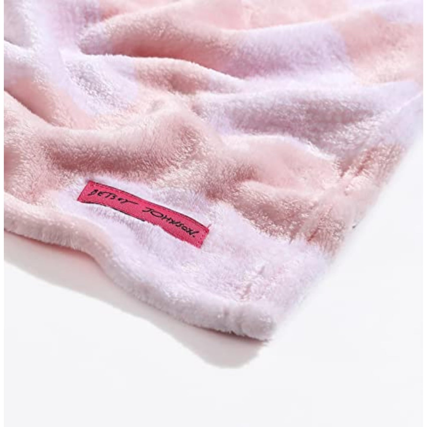 Betsey Johnson - Throw Blanket, Buttery-Soft Throw Blanket for Couch or Bed, Boldly Plush & Oversized Bedding (Dotted Heart Pink, 50" x 70")