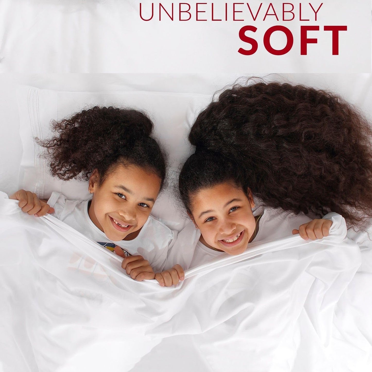 Mellanni Extra Deep Queen Sheets - 4 PC Iconic Collection Bedding - Hotel Luxury, Ultra Soft, Cooling Bed Sheets - Wrinkle, Fade, Stain Resistant (Queen, White)