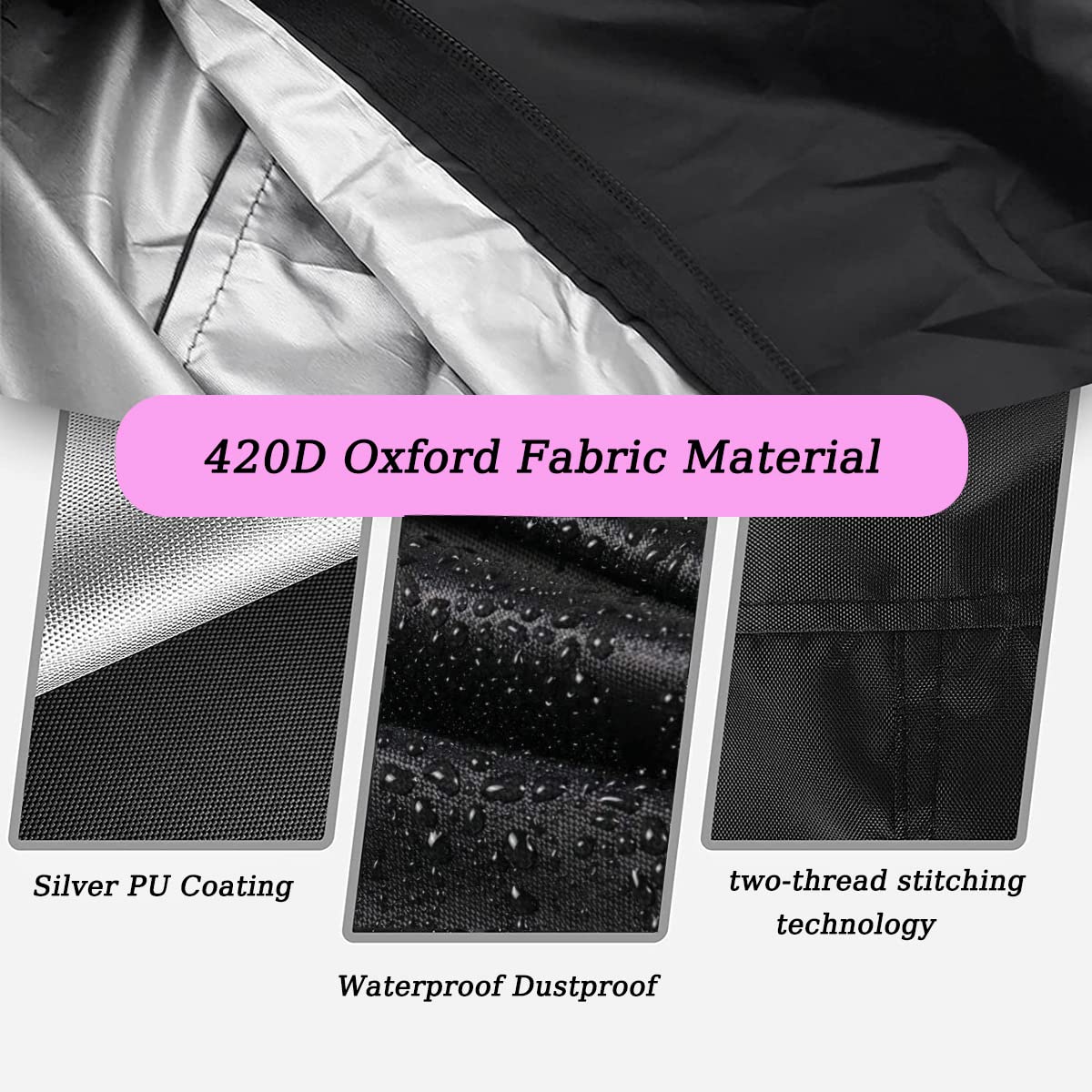 Folding Mattress Storage Bag-33 inch Heavy Duty Carrying Bag Fits 4 In Narrow Twin & Cot Mattress Sturdy Cushion Storage Bag for Tri-Fold Guest Bed Mattress Carry Case - 33"L×27"W×16"H, Cover Only