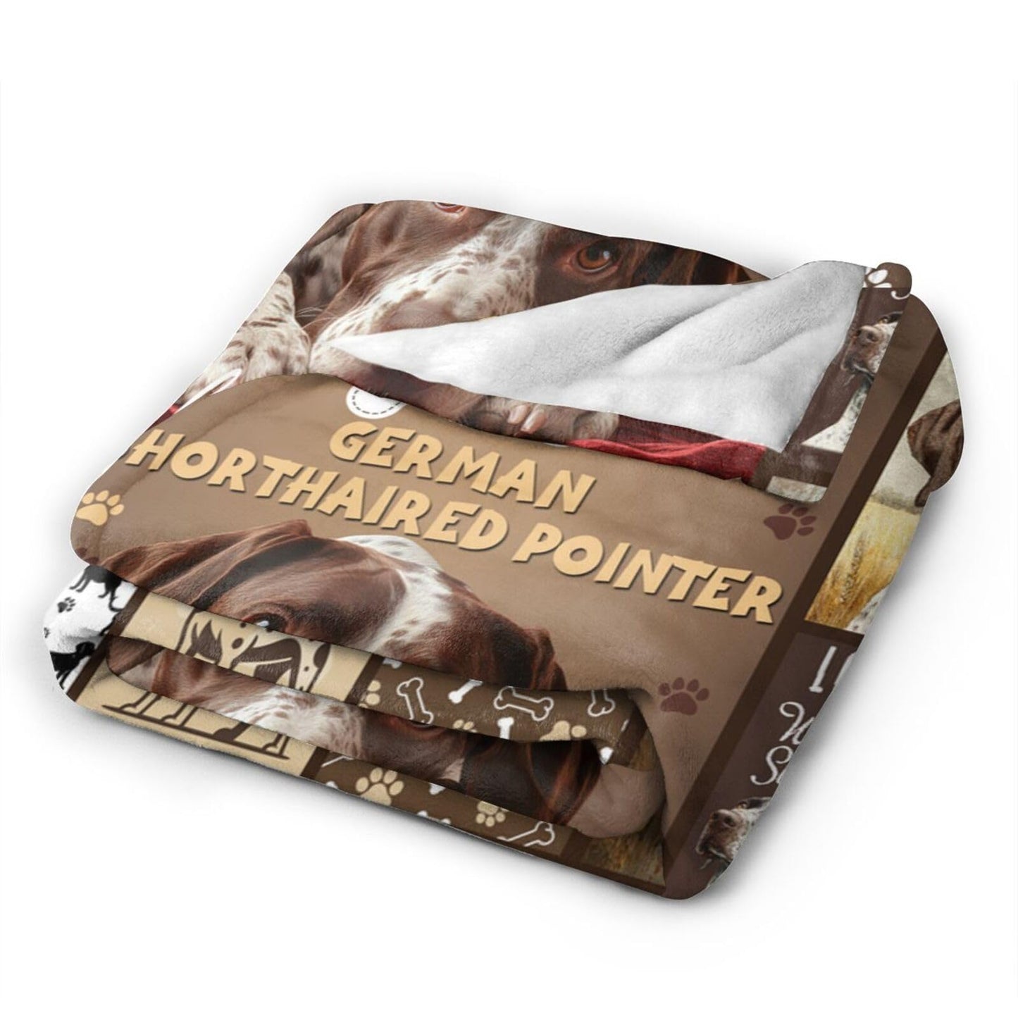 German Shorthaired Pointer Blanket Cozy Plush Dog Lovers Gifts Throw Blankets Animal Fuzzy Flannel Fleece for Girls Boys Women Men 50"X40"