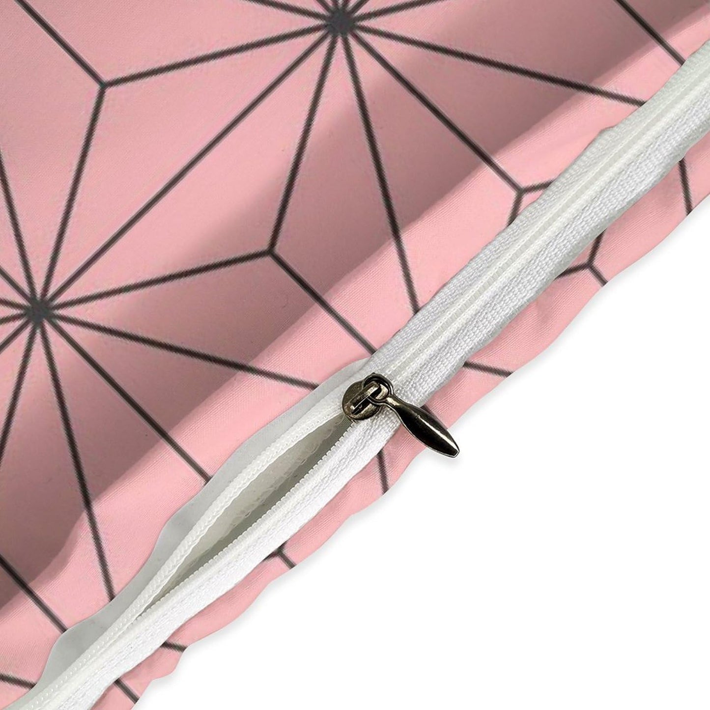 INFLAG Anime Bedding Set, 3-Piece Anime Duvet Cover Full Size Ultra Soft Breathable 3D Printed Microfiber Comforter Cover, Cartoon Quilt Cover with 2 Pillowcases (Full,Pink)