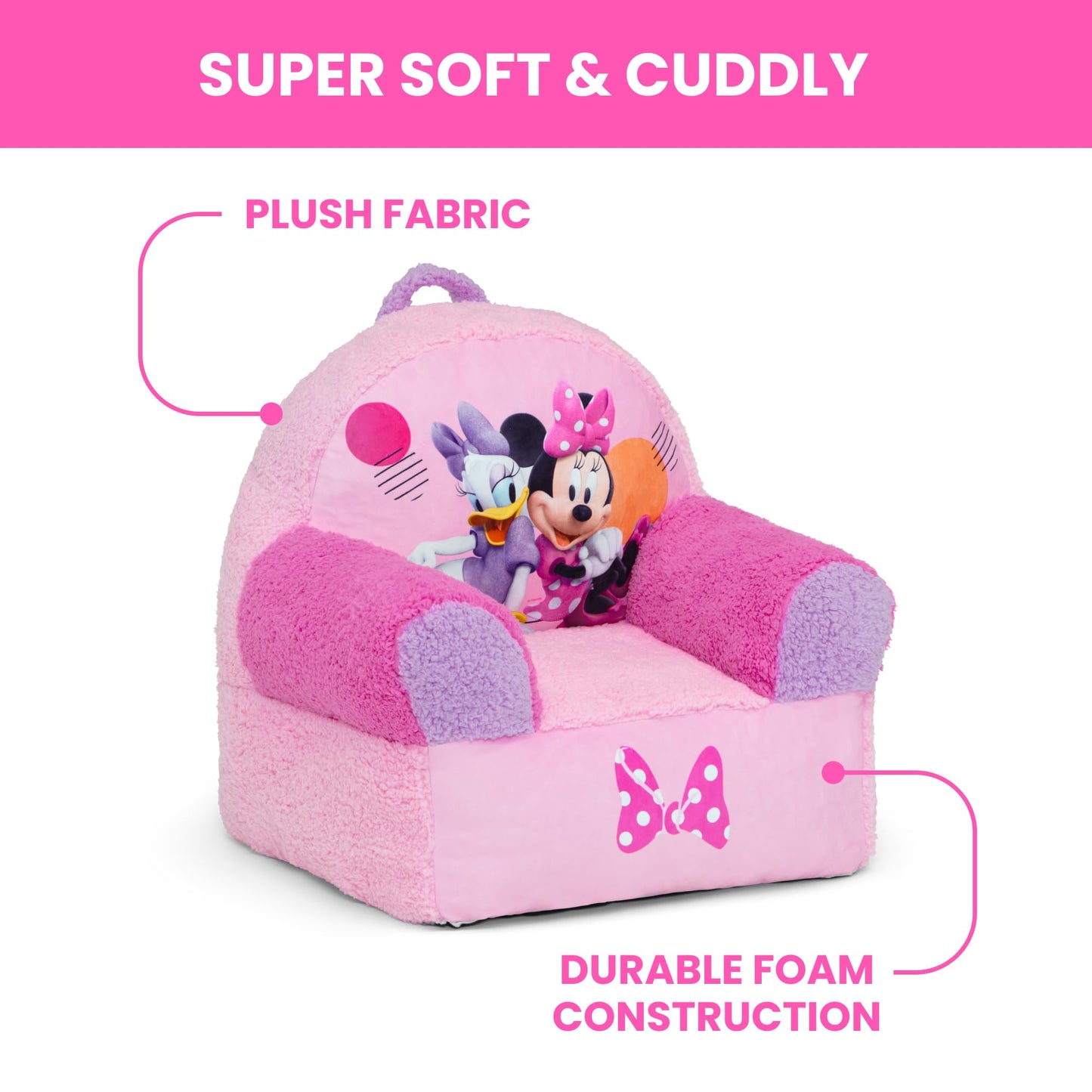 Delta Children Cozee Buddy Chair, Minnie Mouse