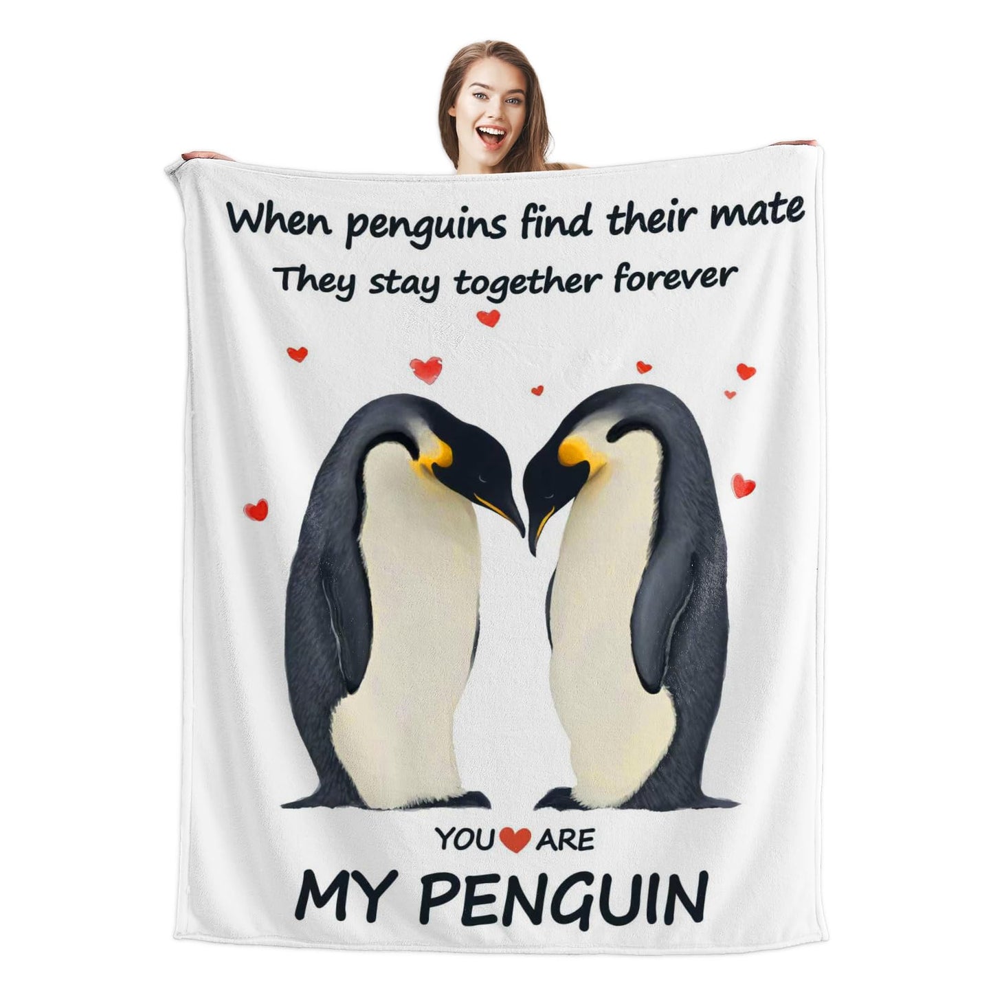 Wajade Gifts for Her Him Anniversary Blanket for Women Men Gifts for Girlfriend Boyfriend I Love You Gifts for Him Her Wedding Gift for Wife Husband Couple 50"X60"
