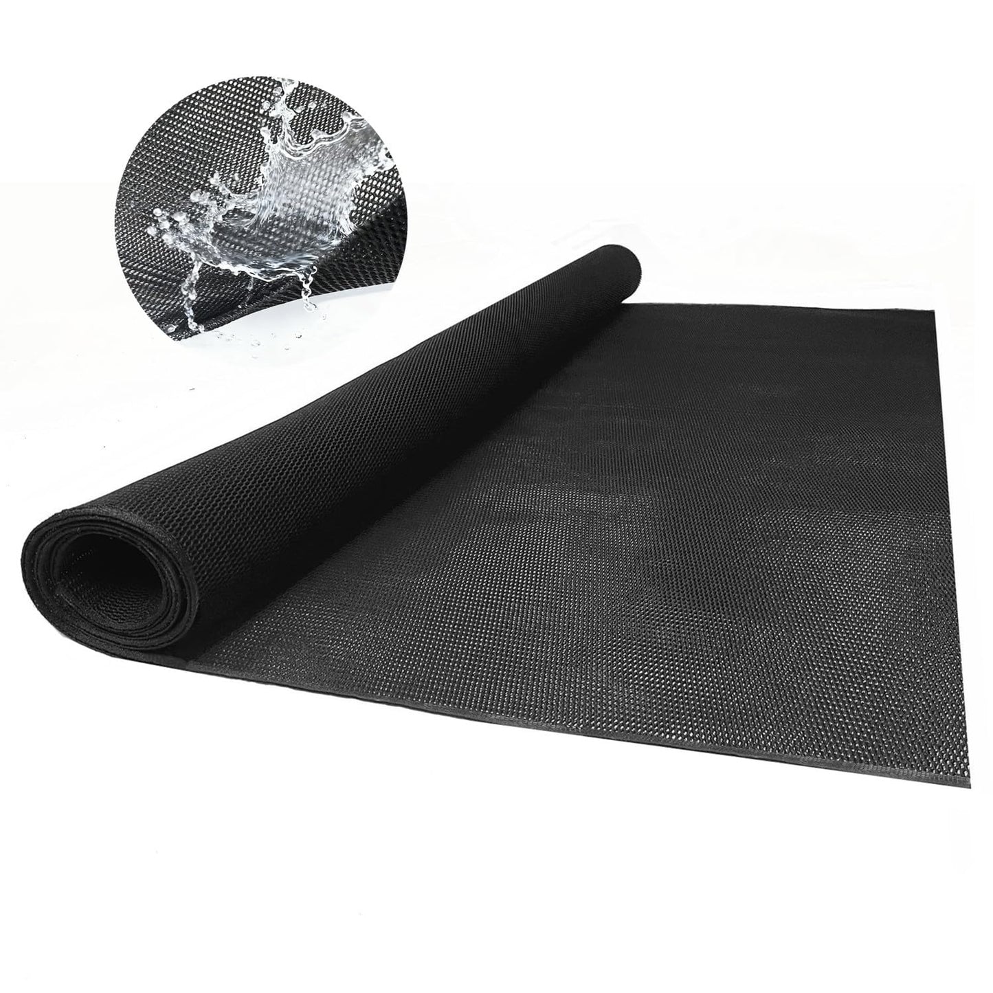 Queen Size RV Mattress Underlay Moisture Barrier, Breathable RV Under Mattress Ventilation, 3D Air Meshfiber Under Mattress Pad RV Accessories Keeps Beds Dry for Campers ( 80'' x 60'') (Black, Queen)