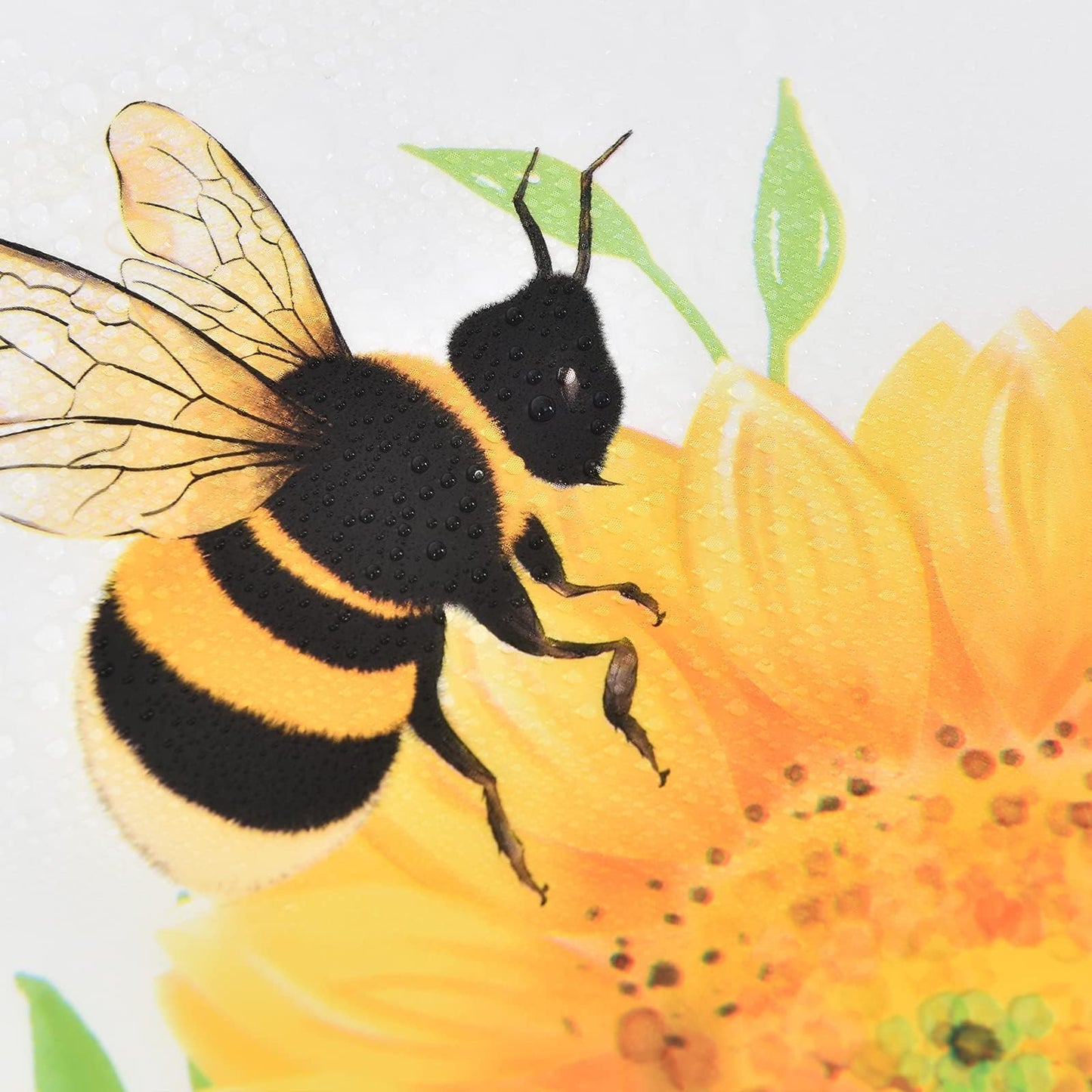 WERNNSAI Bee Tablecloth - 1 Pack 108"x54" Disposable Plastic Table Cover