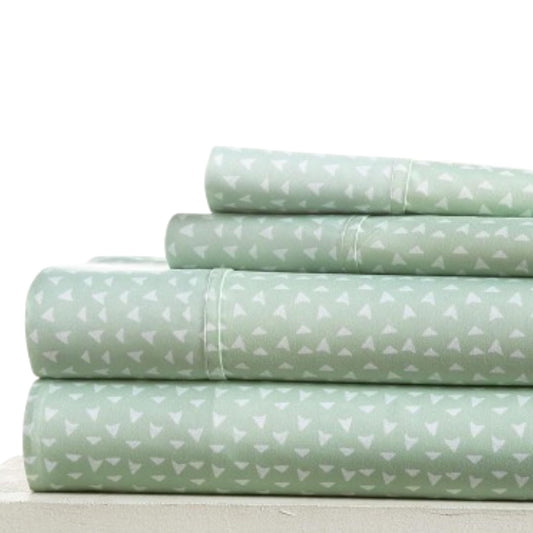 Linen Market 4 Piece Full Bedding Sheet Set (Jade Arrows) - Sleep Better Than Ever with These Ultra-Soft & Cooling Bed Sheets for Your Full Size Bed - Deep Pocket Fits 16" Mattress