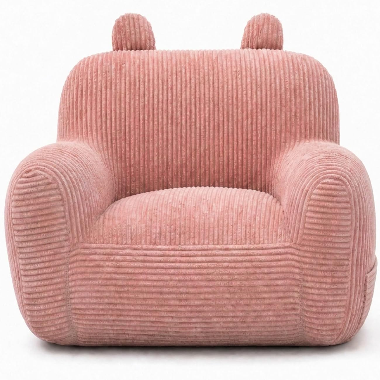 Kids Bean Bag Chair Sofa with Filler Stuffed Filling Memory Foam Lazy Comfy Chairs Boys Girls Gaming Reading Relaxing Cute Living Room Bedroom Cozy Pocket Floor Relaxing Sofa