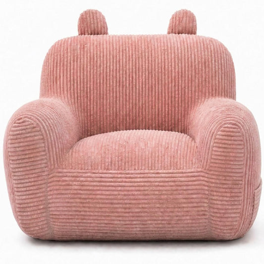 Kids Bean Bag Chair Sofa with Filler Stuffed Filling Memory Foam Lazy Comfy Chairs Boys Girls Gaming Reading Relaxing Cute Living Room Bedroom Cozy Pocket Floor Relaxing Sofa