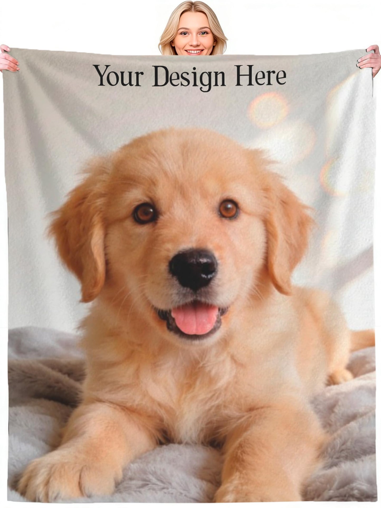 PTXilian Custom 50"x60" Blanket Personalized Throw Blanket with Picture