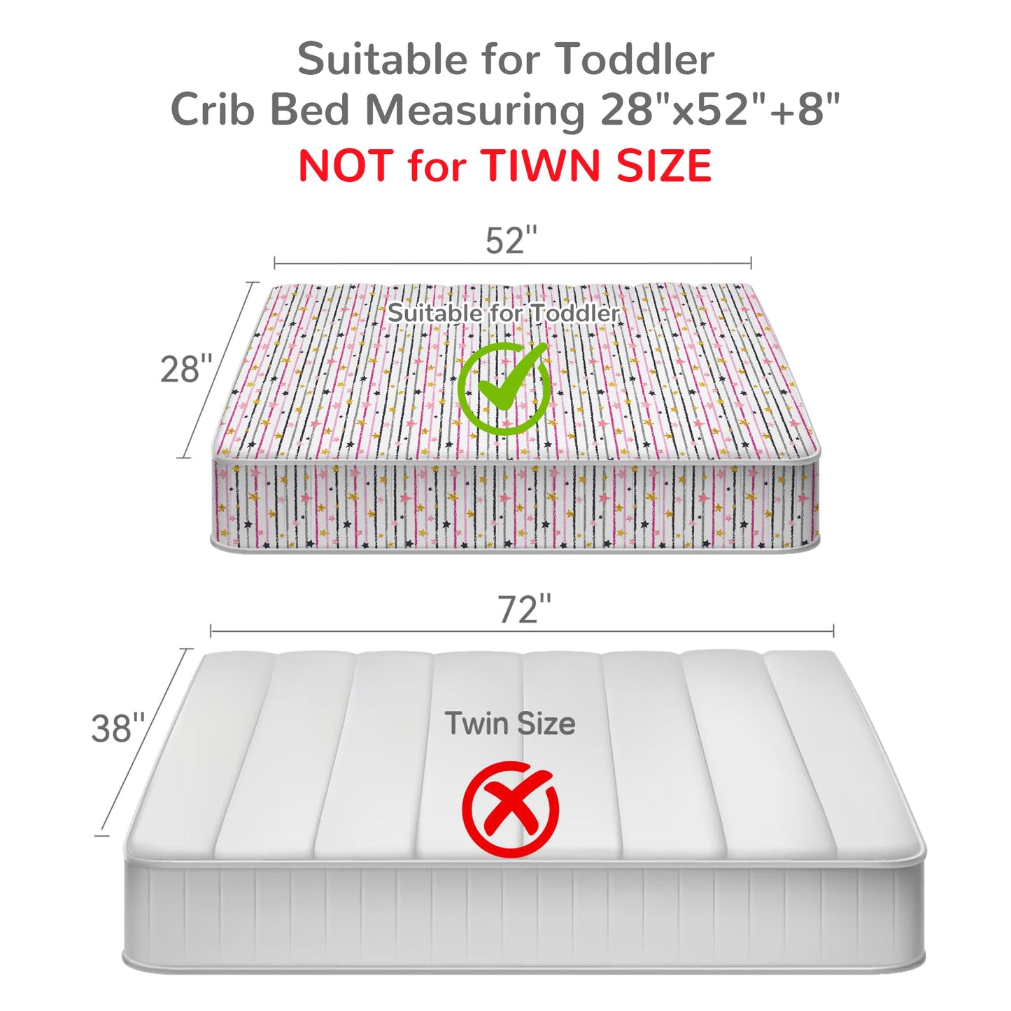 Mooreeke 4 Pieces Toddler Bedding Set - Pink Cute Space Cat Toddler Comforter Sets for Girls, Includes Comforter, Flat Sheet, Fitted Sheet and Pillowcase, Bed in A Bag for Baby Bedroom