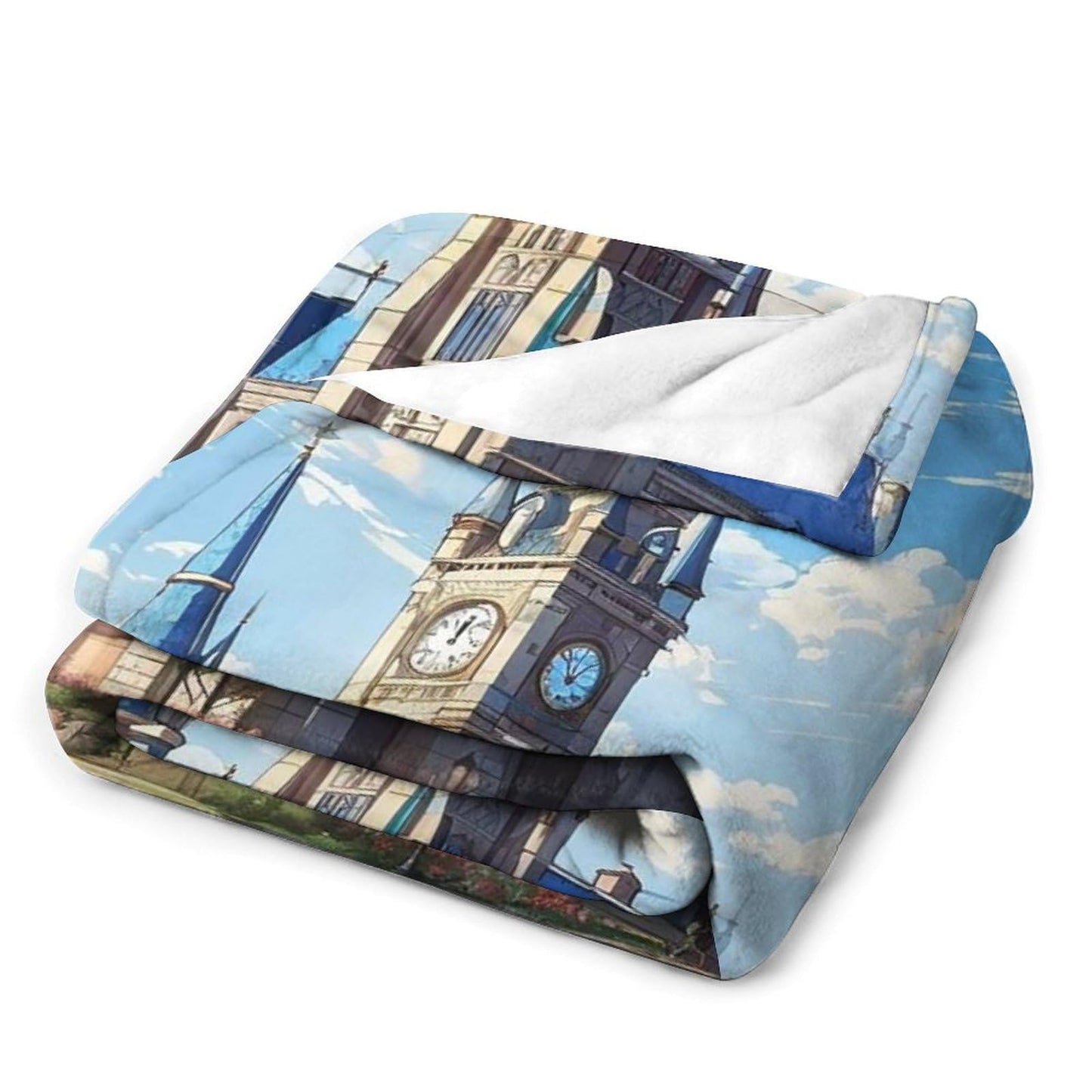 Louisville Kentucky City Skyline Landscape Abstract Blanket Soft Flannel Lightweight Blanket Outdoor Travel Carry Living Room Bedroom Sofa Decoration Gifts 50x60 Inch