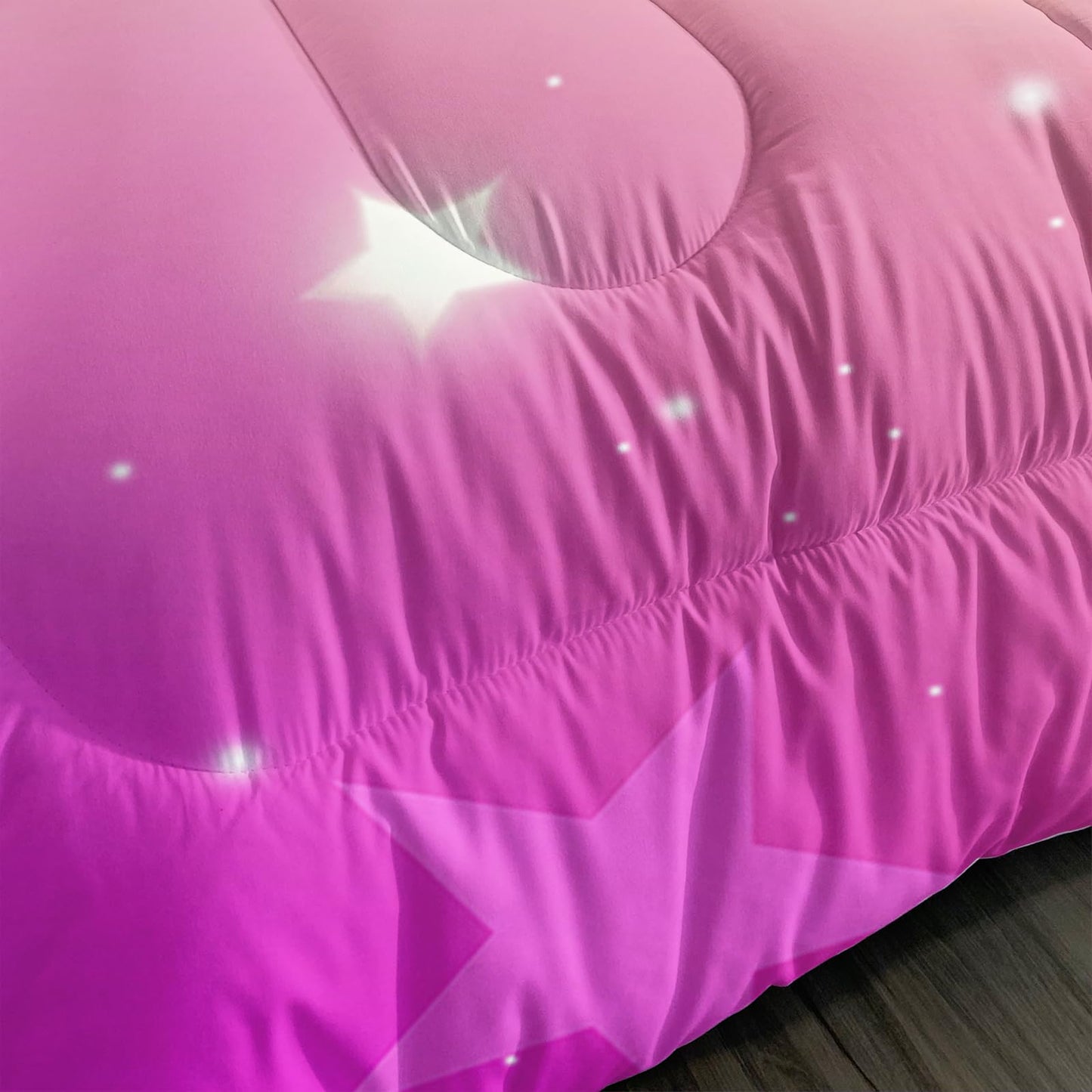 QOOMO 3Pcs Axolotl Comforter Set Twin,Kawaii Salamander Bedding Set for Teens Boys Girls,Butterfly Printed Comforter with 2 Pillowcases,Down Alternative,Soft and Lightweight