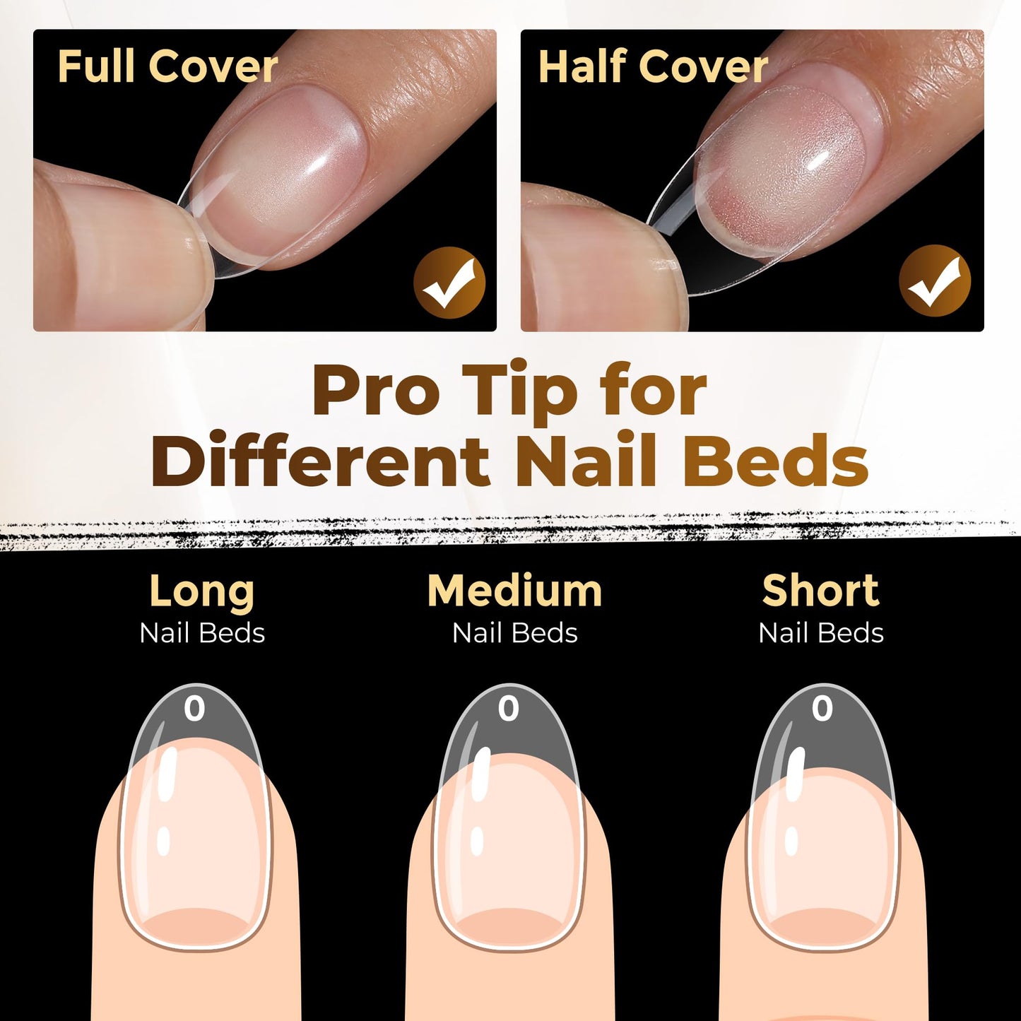 UNA GELLA Oval Fake Nails Pre-shape 504pcs Almond Gel Nail Tips Round Almond Press on Nails for Full Cover Acrylic Round Oval Full Nails False Nails 12 Sizes False Soft Gel Tips