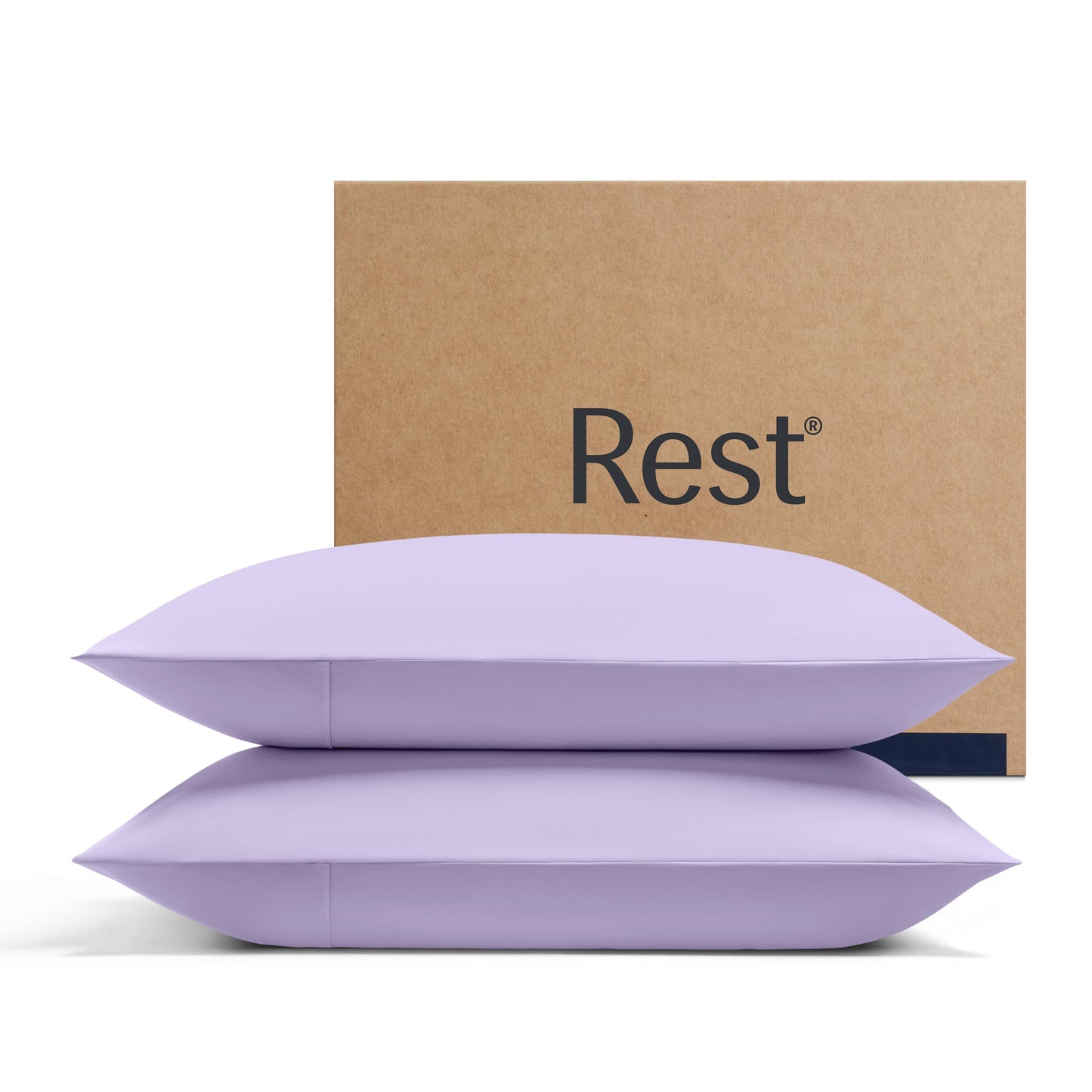 REST Evercool+Cooling Pillowcases King Size 2PCS for Hot Sleepers & Night Sweats, Silver-Infused Fabric for Hygienic Sleep, Sensitive Skin, Silky Smooth for Curly Hair, (19x35 inches)
