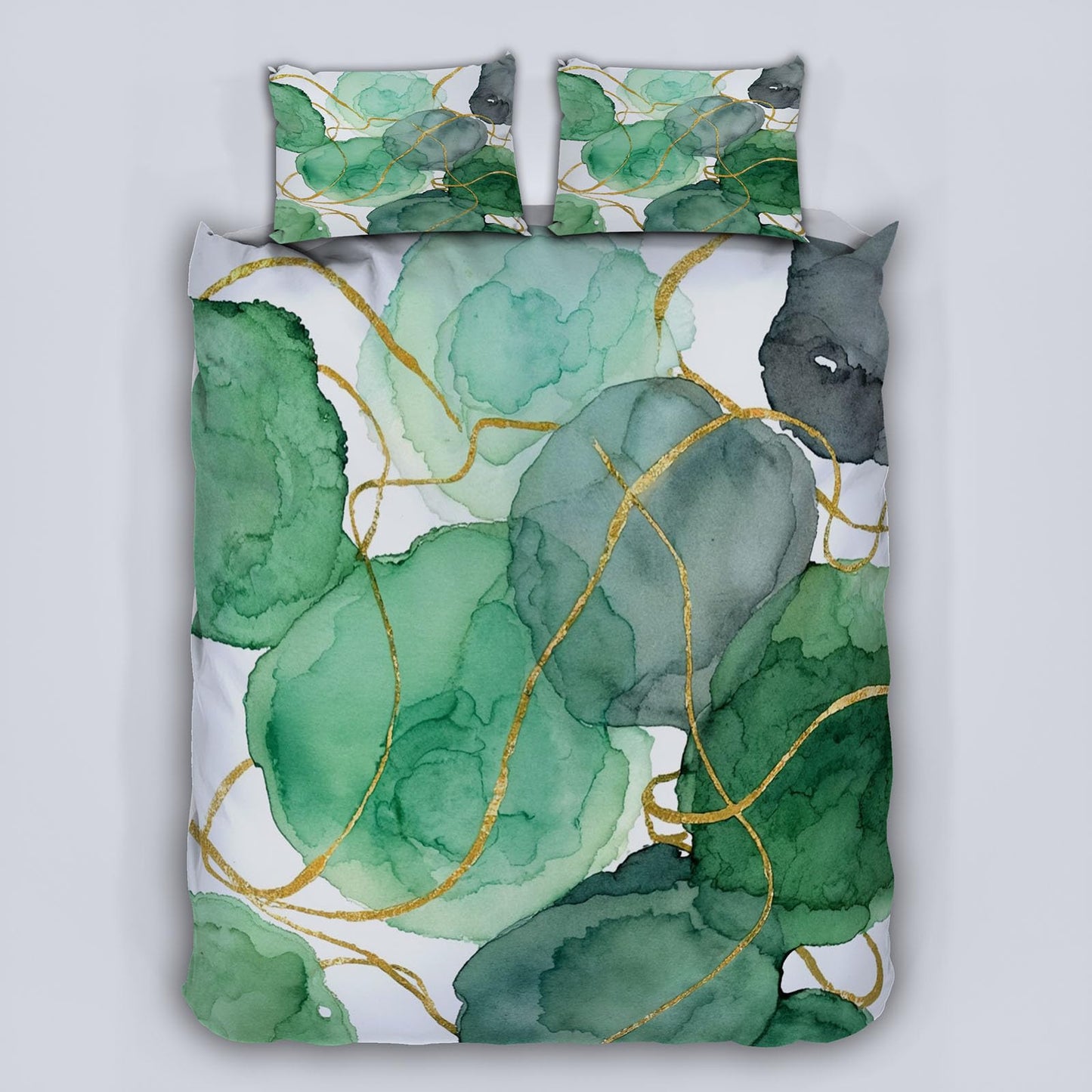 3D Duvet Cover California King Size 104x98in Washed Ultra Soft Microfiber Abstract Aesthetic Bedding Set Zipper Closure Comforter Cover 3 Pieces with 2 Pillowcases(WJT 36-13)