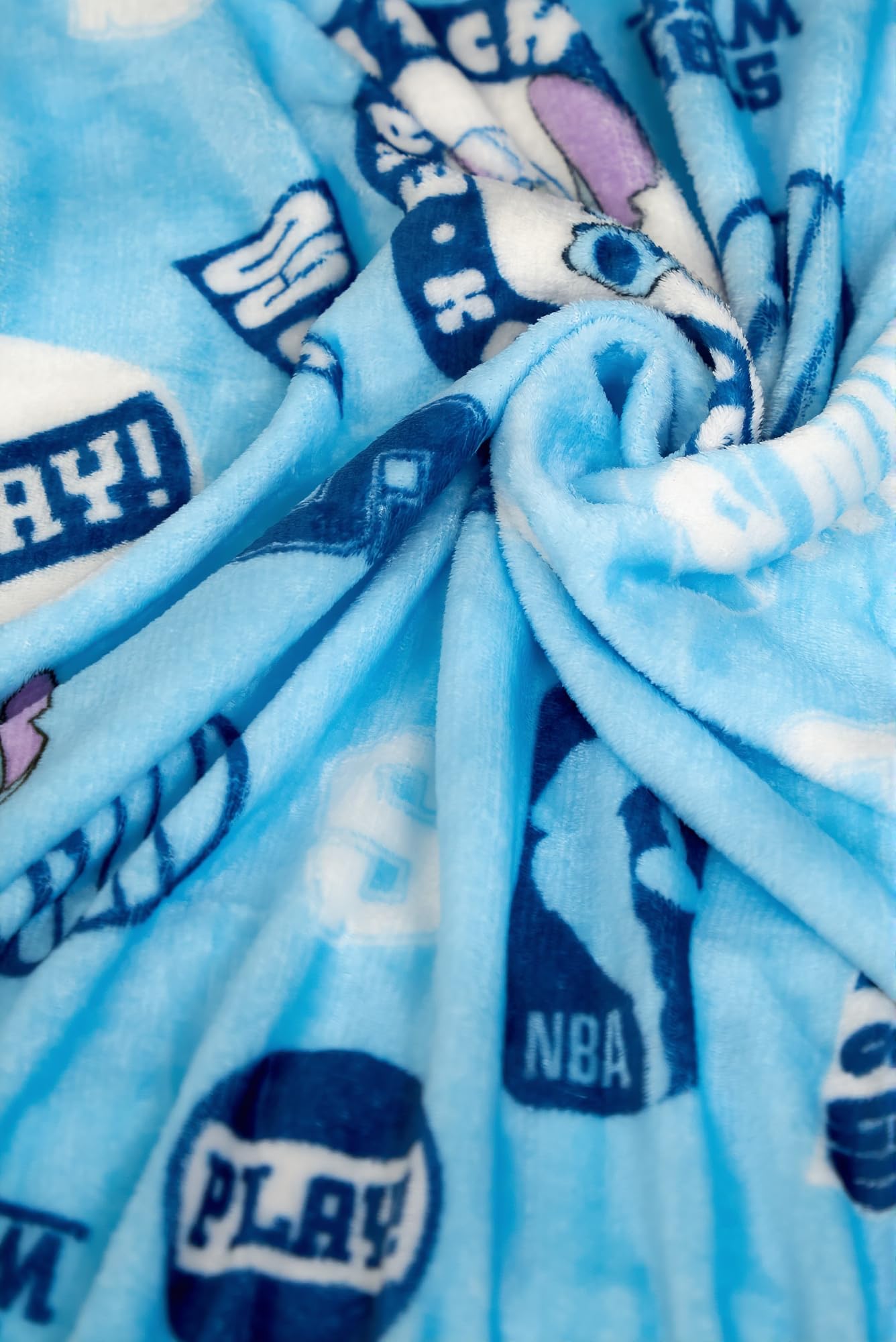 Northwest Disney Stitch Plush Throw Blanket, Oversized 62" x 90" Silk Touch Soft Fleece Blanket for Kids & Adults, Officially Licensed